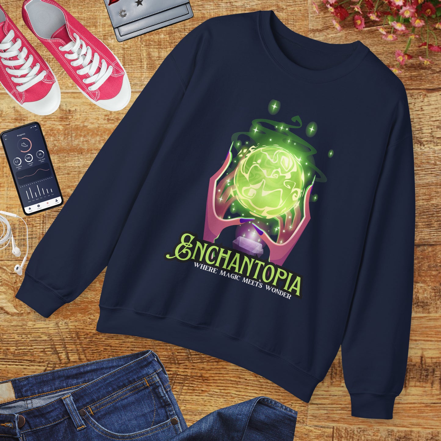 🔮Enchantopia - Where Magic Meets Wonder Crewneck Sweatshirt