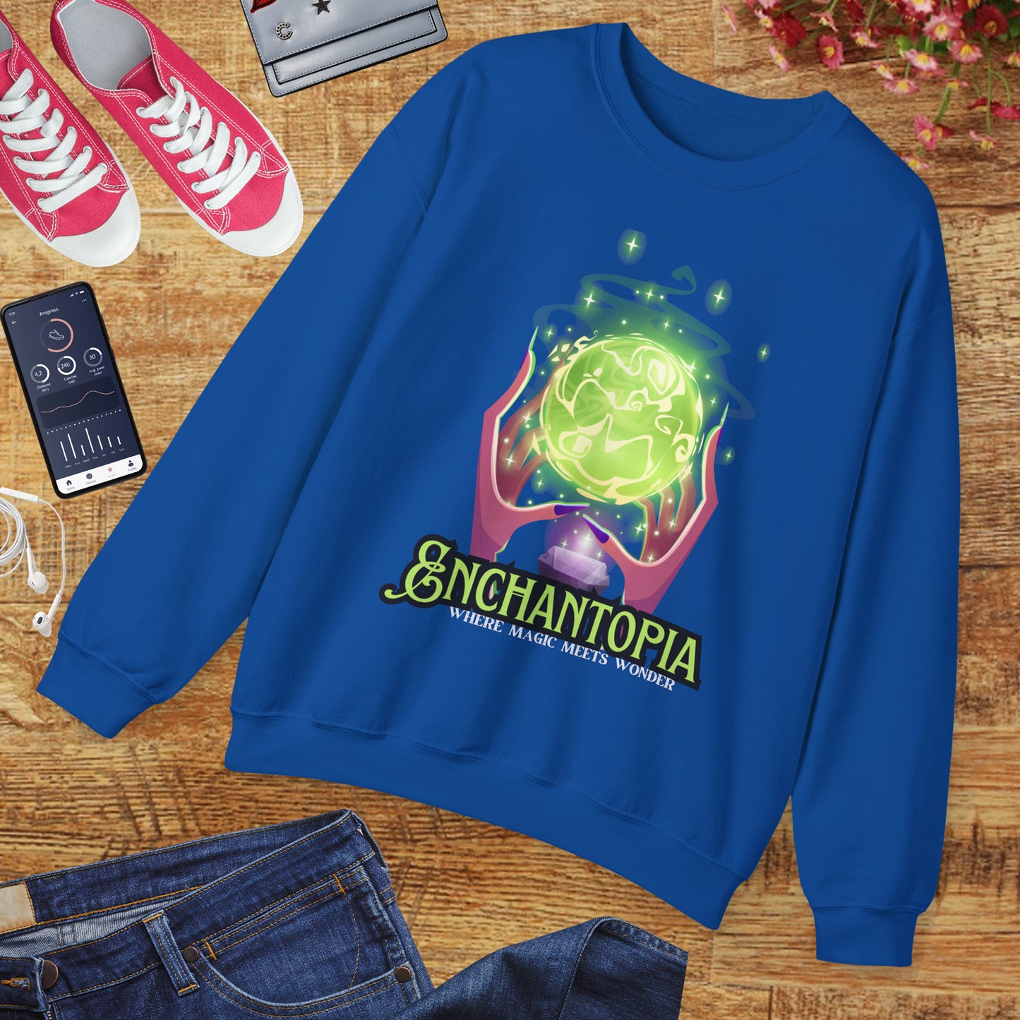🔮Enchantopia - Where Magic Meets Wonder Crewneck Sweatshirt