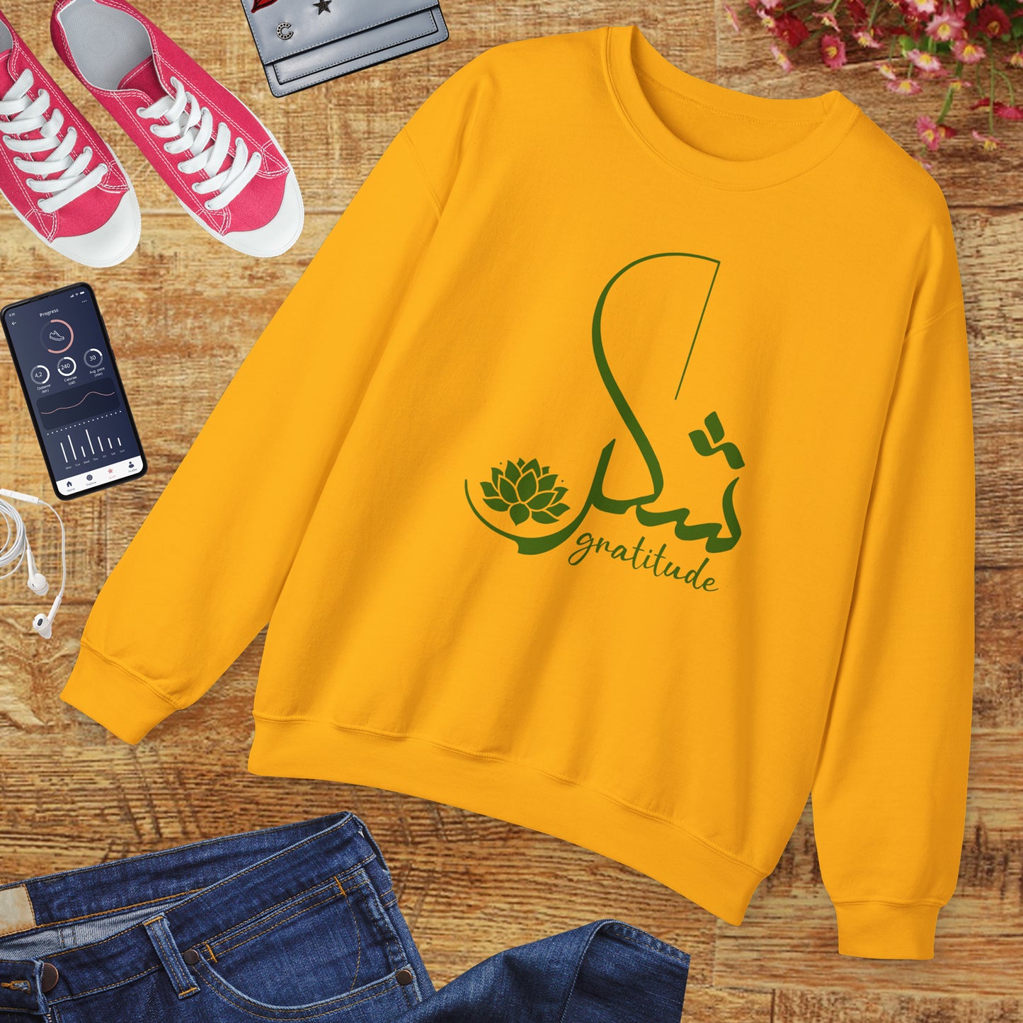 🕊️Gratitude in Grace Crewneck Sweatshirt