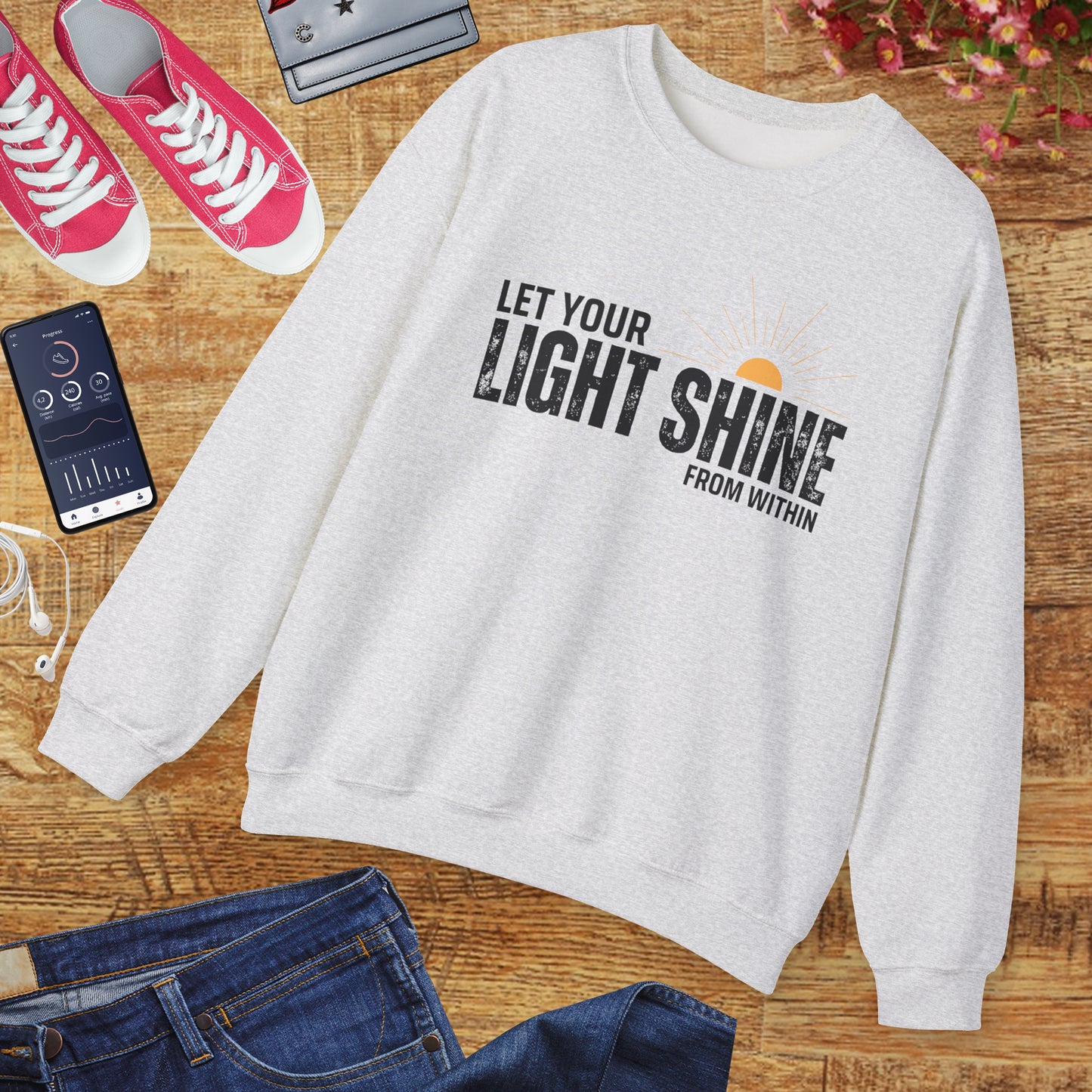 🌞Let Your Light Shine From Within - Radiance Crewneck Sweatshirt