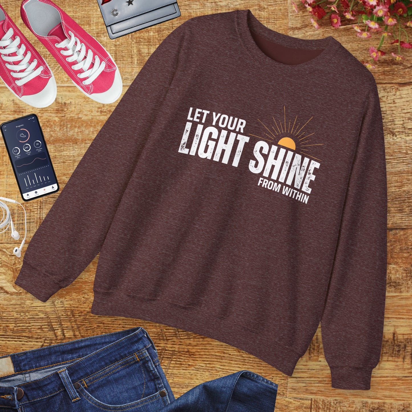 🌞Let Your Light Shine From Within - Radiance Crewneck Sweatshirt
