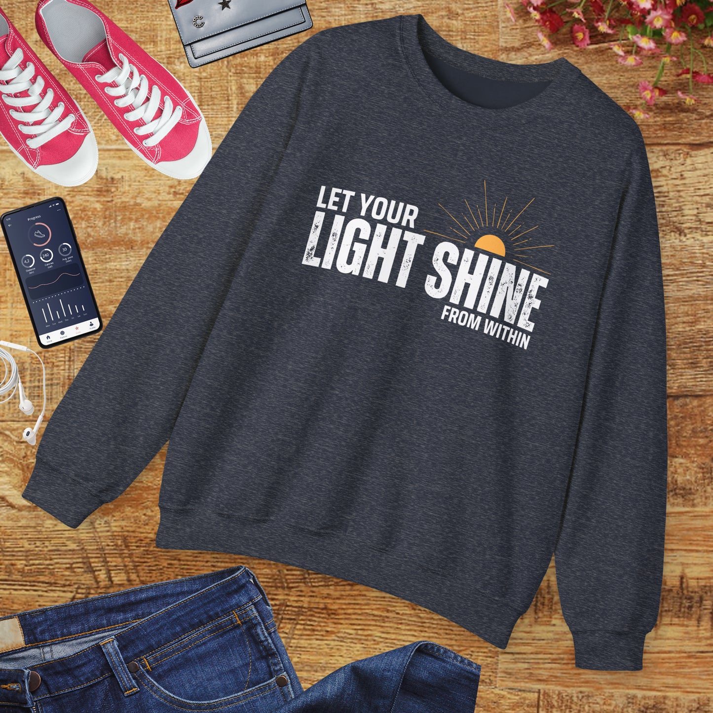 🌞Let Your Light Shine From Within - Radiance Crewneck Sweatshirt