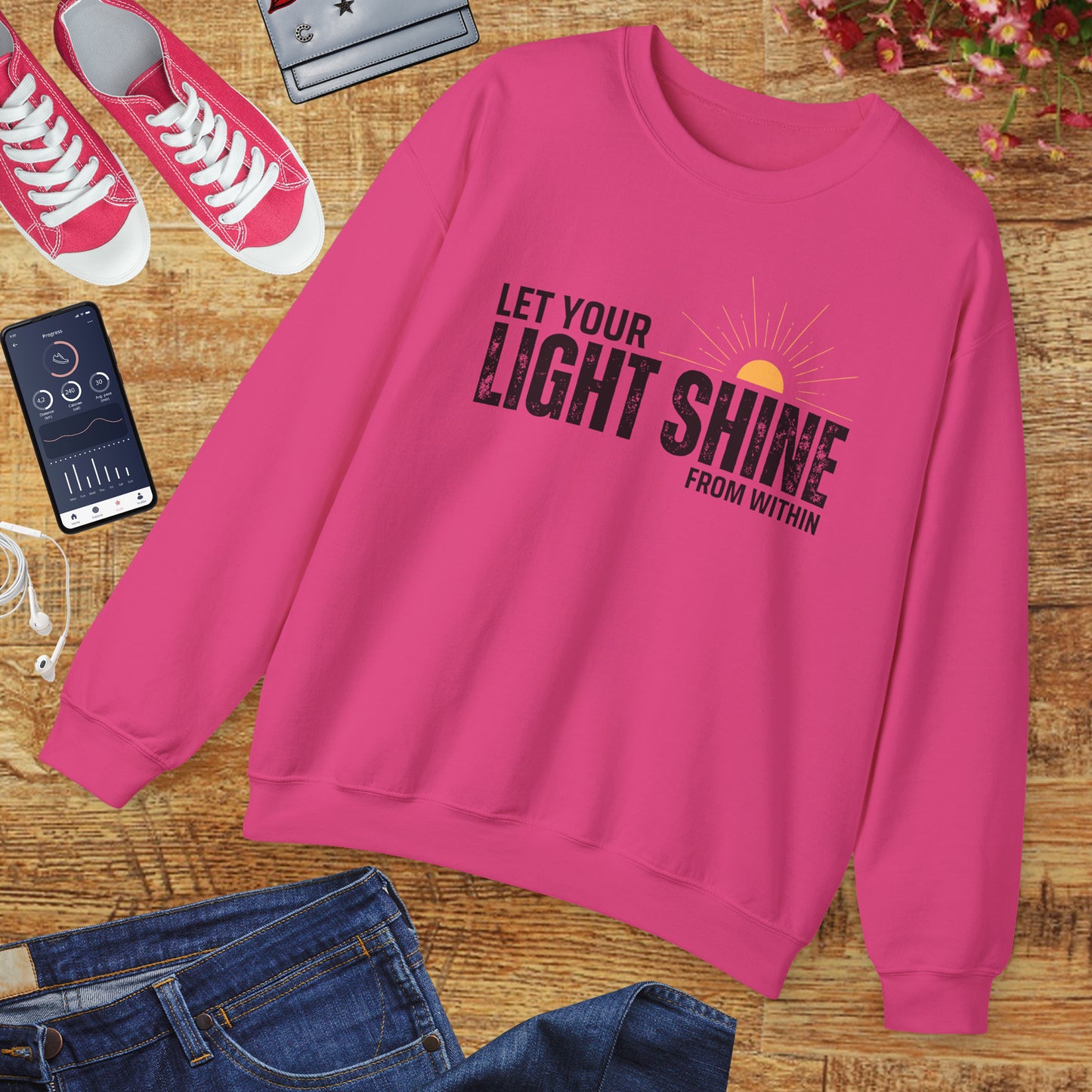 🌞Let Your Light Shine From Within - Radiance Crewneck Sweatshirt