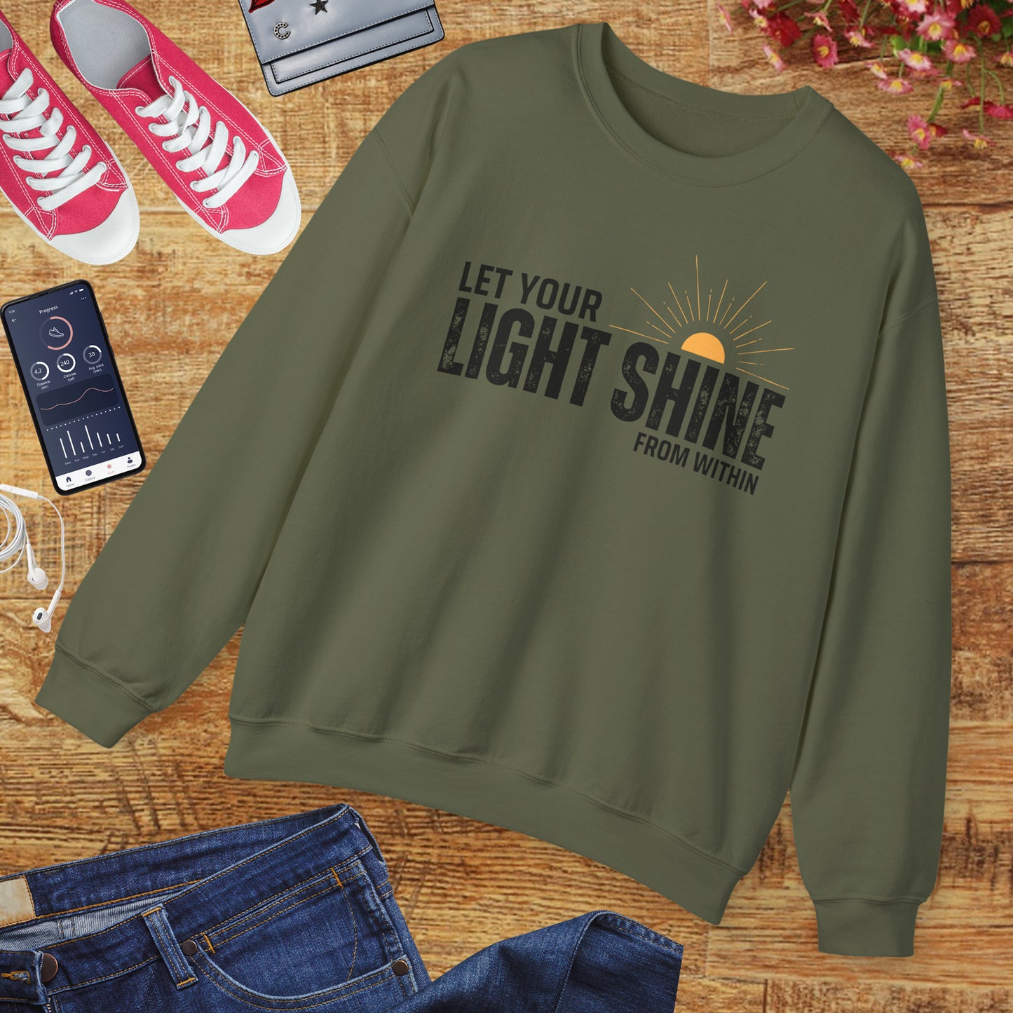 🌞Let Your Light Shine From Within - Radiance Crewneck Sweatshirt