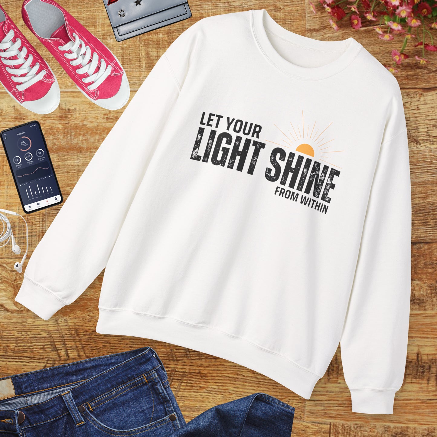 🌞Let Your Light Shine From Within - Radiance Crewneck Sweatshirt