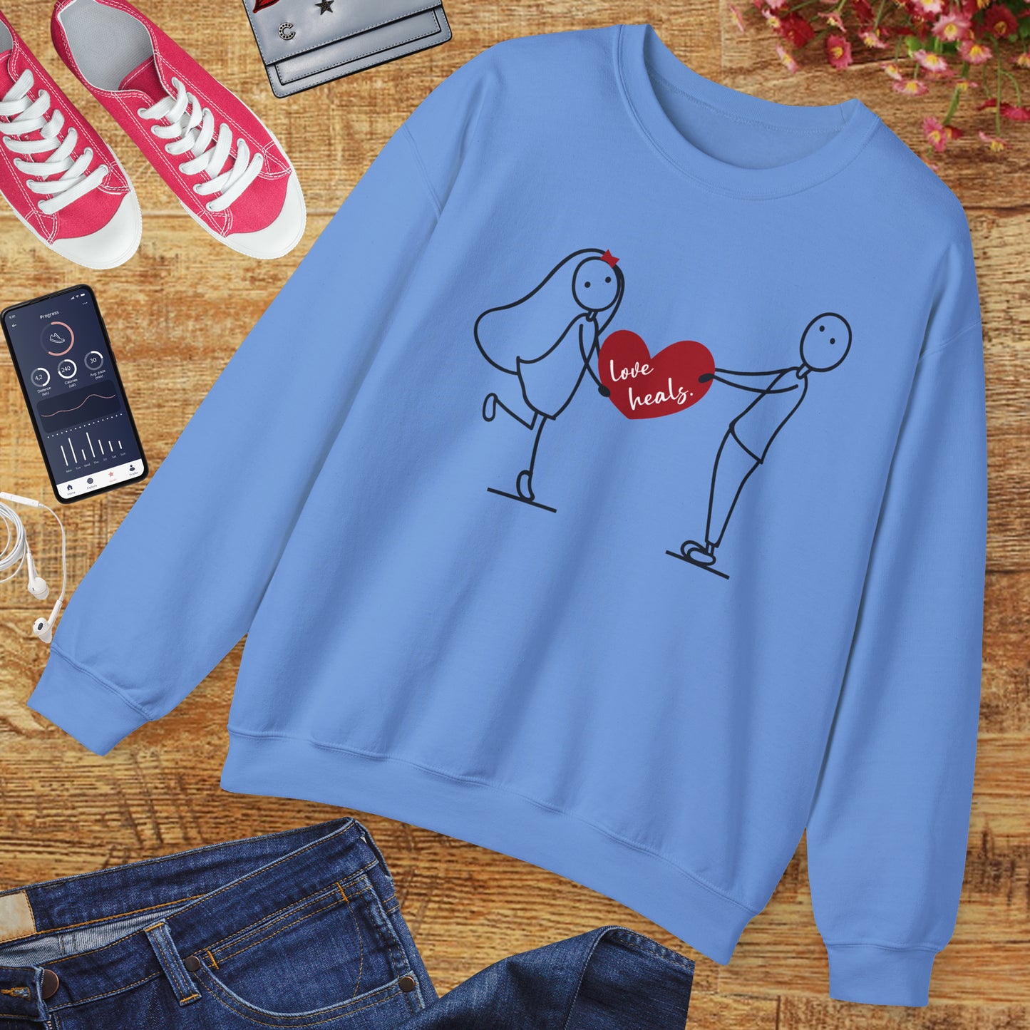 💖Love Heals Sweatshirt - Where Warmth Meets Heart