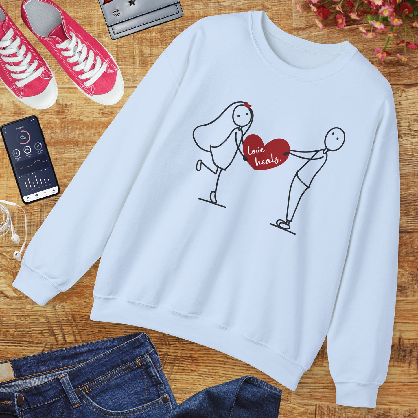 💖Love Heals Sweatshirt - Where Warmth Meets Heart