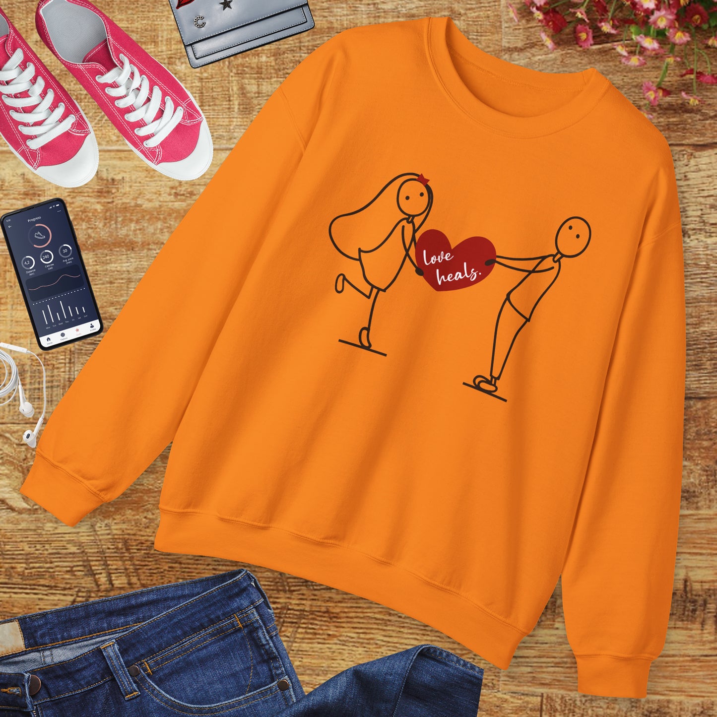 💖Love Heals Sweatshirt - Where Warmth Meets Heart