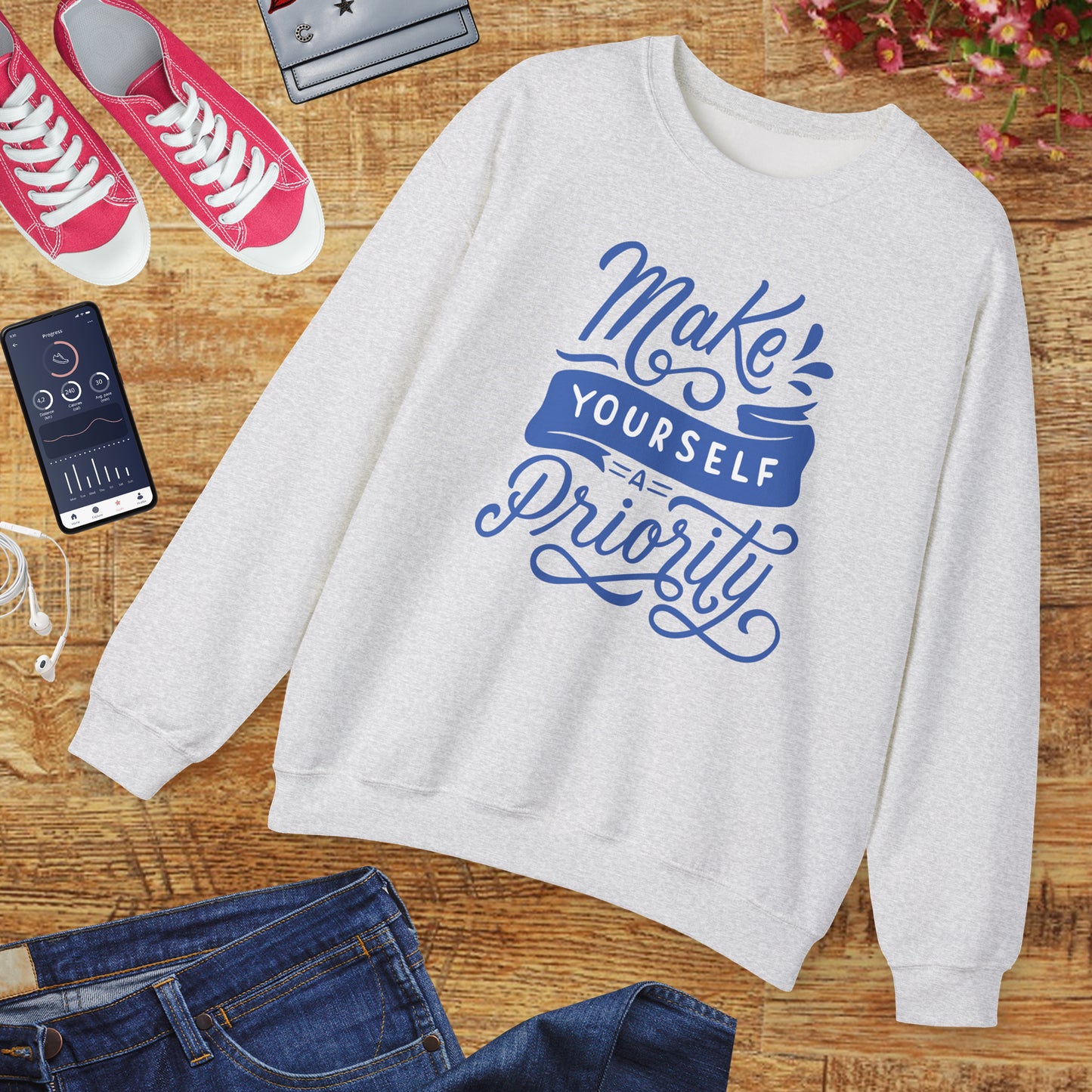 💖Sacred Reminder — You Matter, Too - Motivational Crewneck Sweatshirt