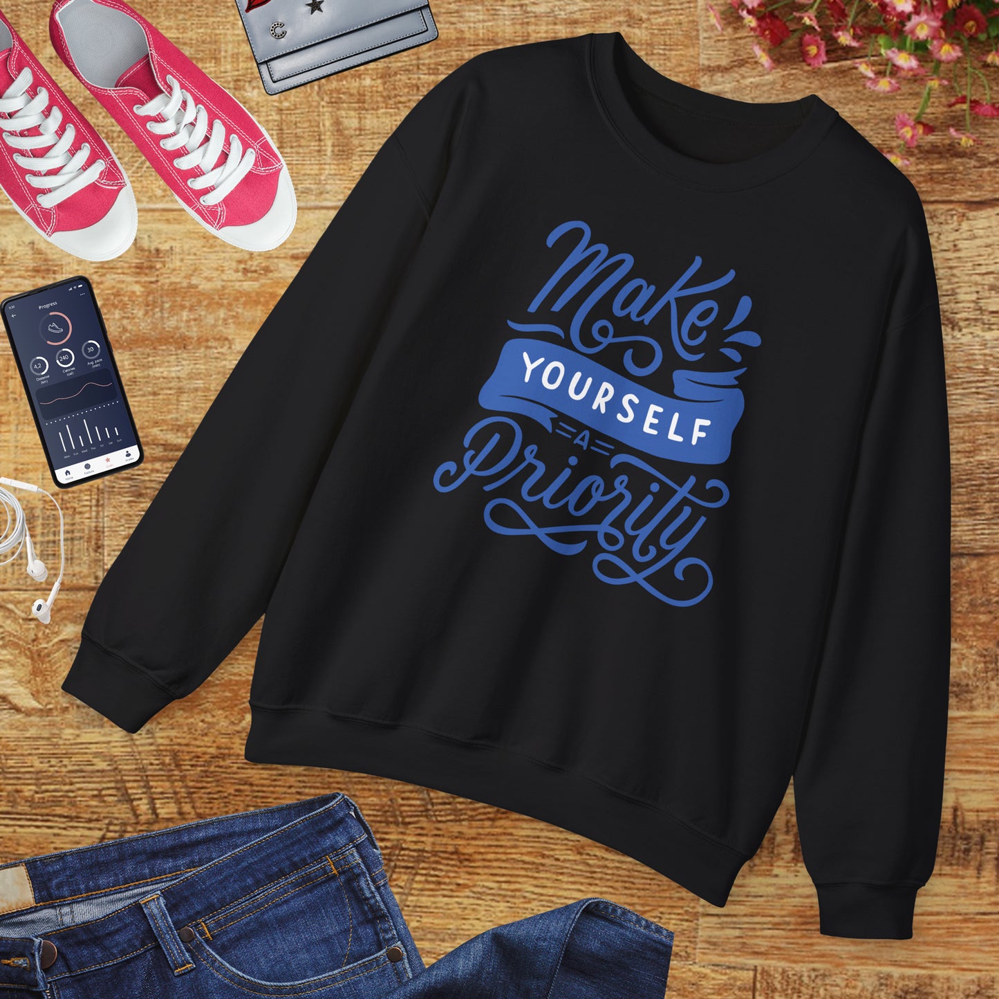 💖Sacred Reminder — You Matter, Too - Motivational Crewneck Sweatshirt