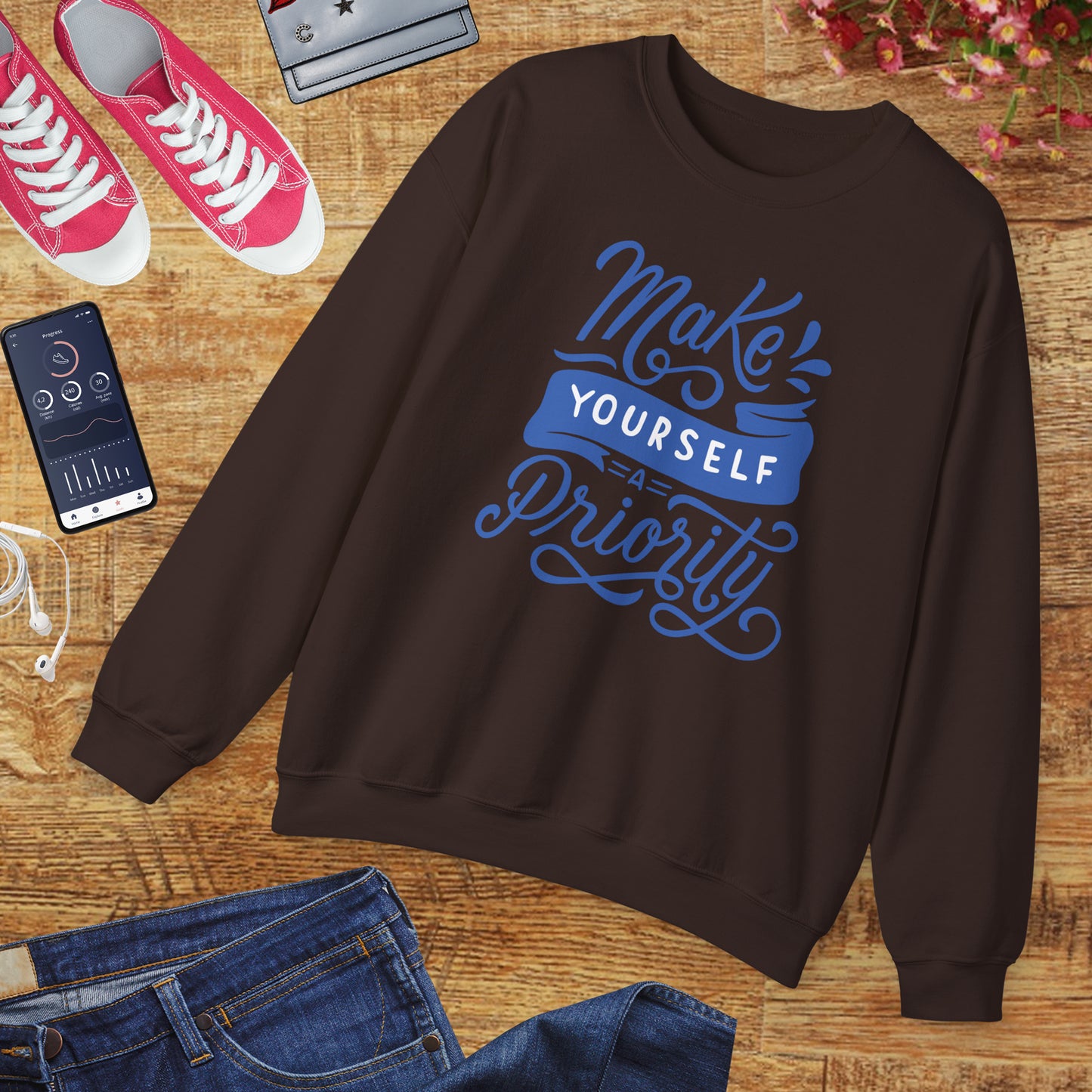 💖Sacred Reminder — You Matter, Too - Motivational Crewneck Sweatshirt