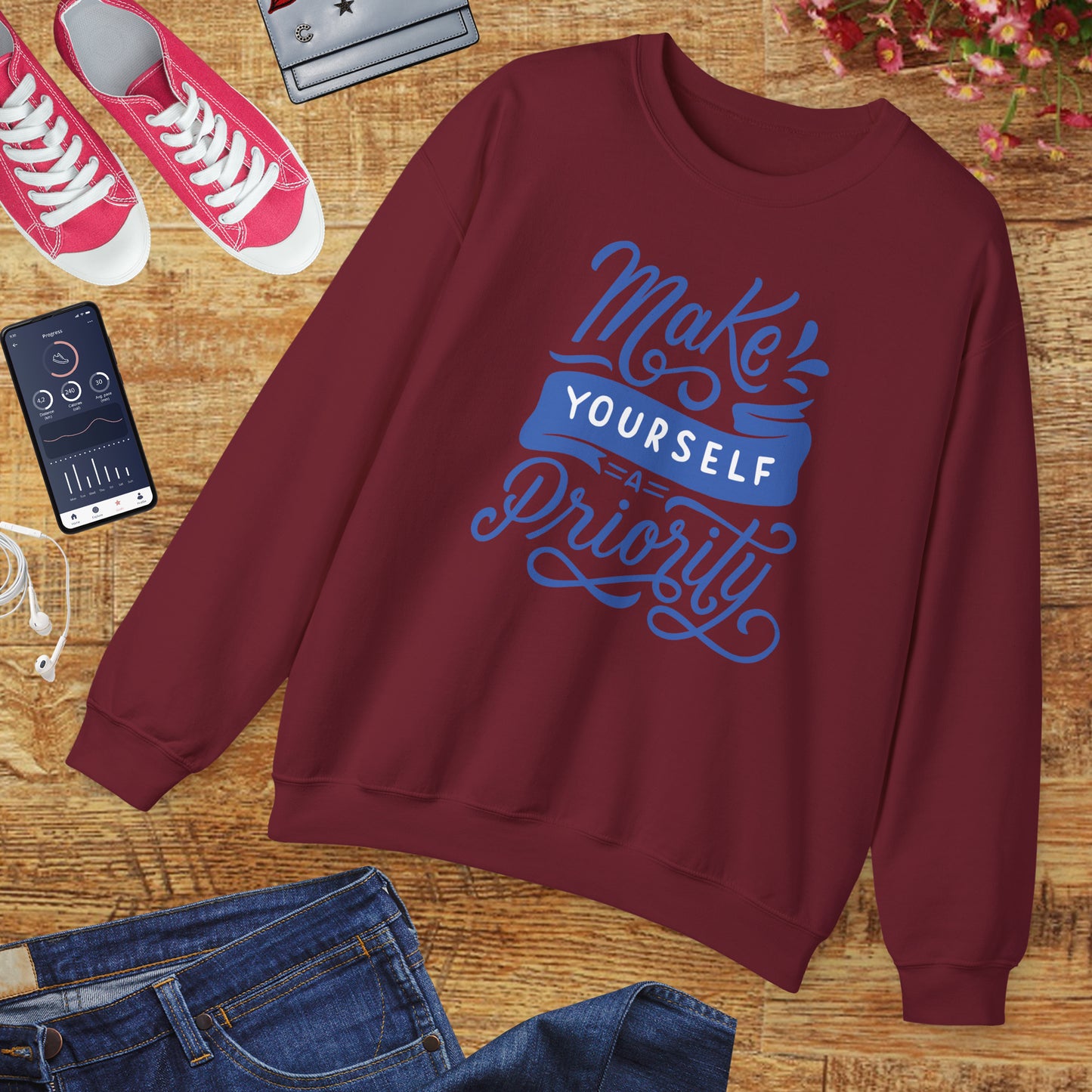 💖Sacred Reminder — You Matter, Too - Motivational Crewneck Sweatshirt