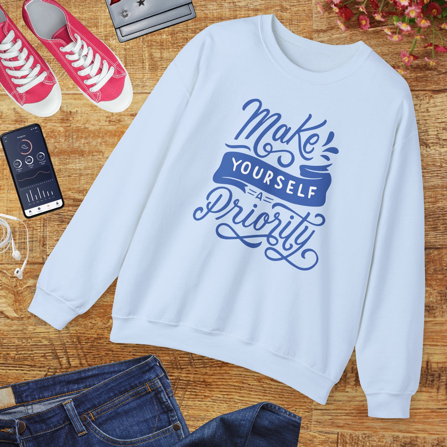 💖Sacred Reminder — You Matter, Too - Motivational Crewneck Sweatshirt