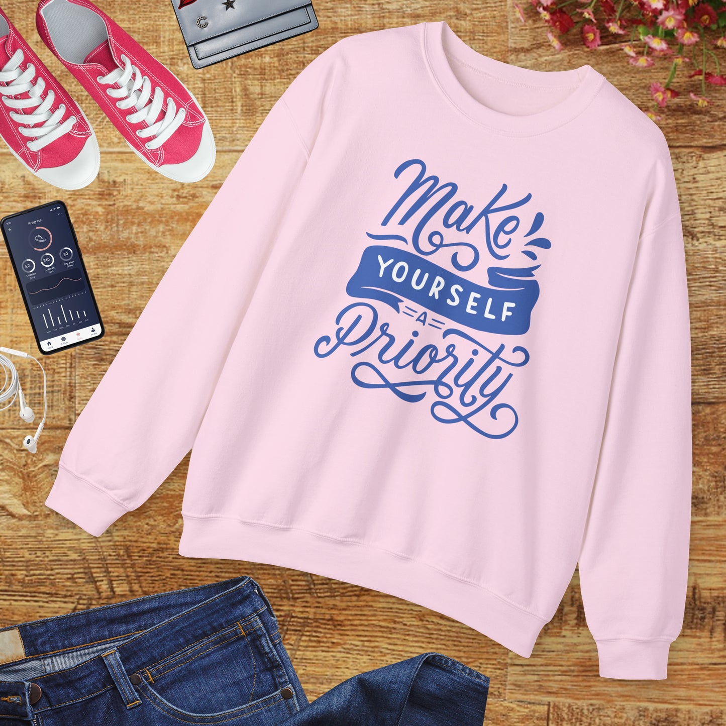 💖Sacred Reminder — You Matter, Too - Motivational Crewneck Sweatshirt