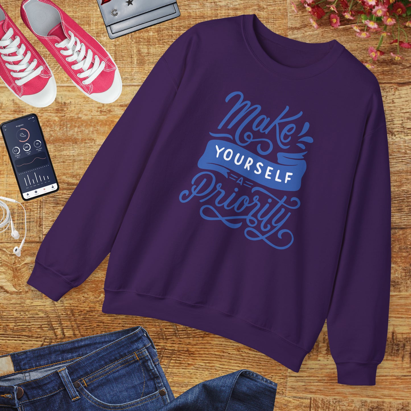 💖Sacred Reminder — You Matter, Too - Motivational Crewneck Sweatshirt