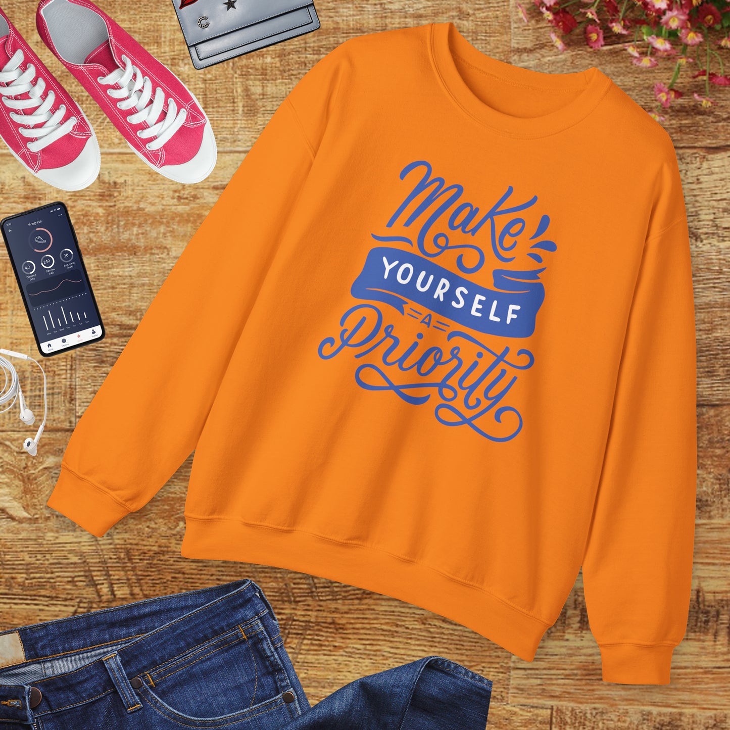 💖Sacred Reminder — You Matter, Too - Motivational Crewneck Sweatshirt