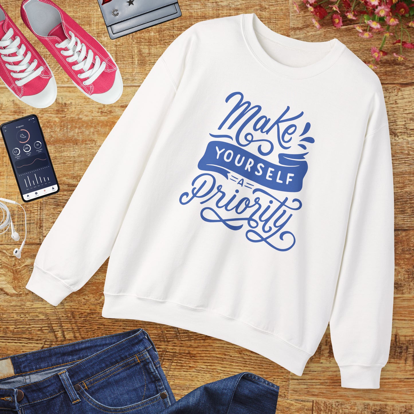 💖Sacred Reminder — You Matter, Too - Motivational Crewneck Sweatshirt