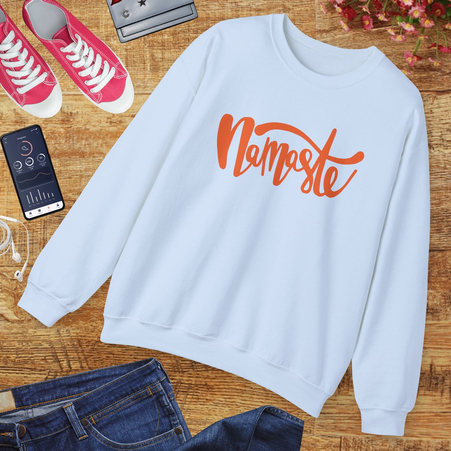 🕉️Namaste - The Light in Me Honors the Light in You Crewneck Sweatshirt