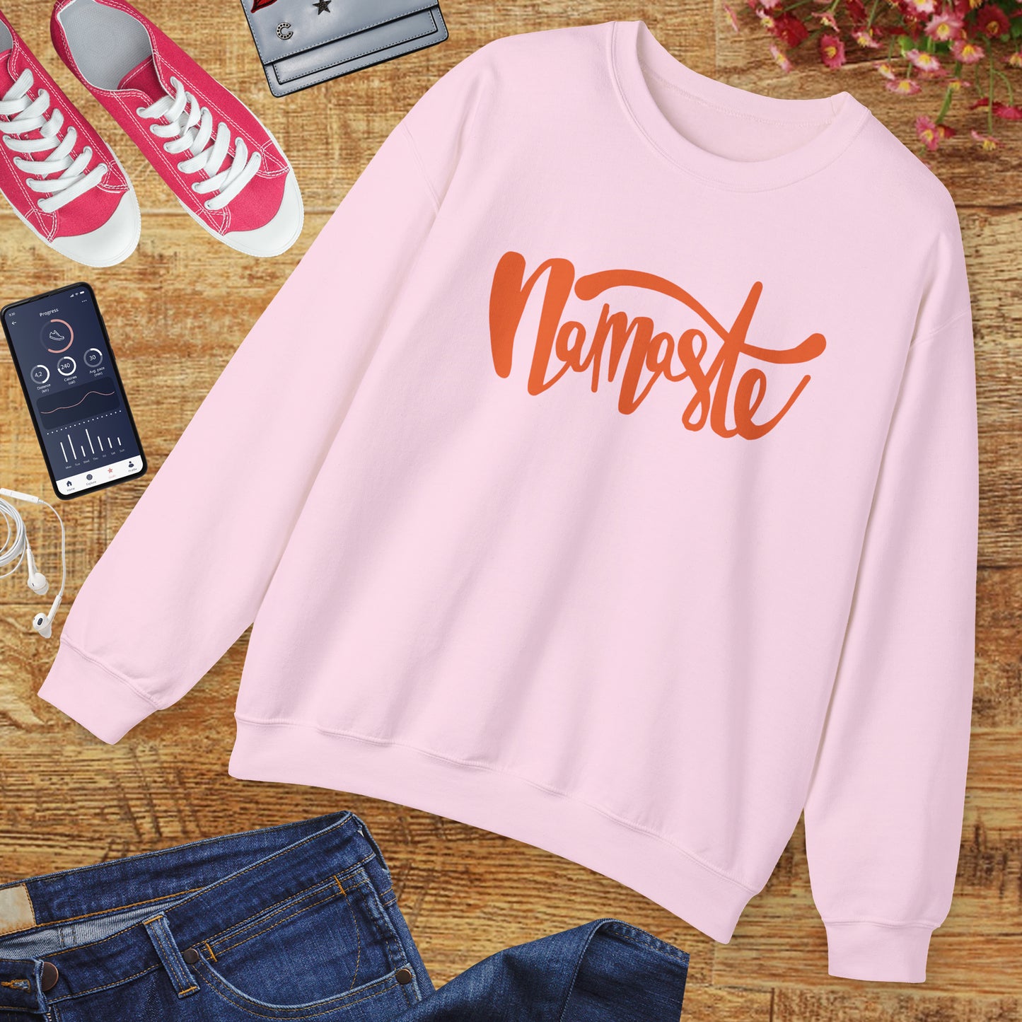 🕉️Namaste - The Light in Me Honors the Light in You Crewneck Sweatshirt