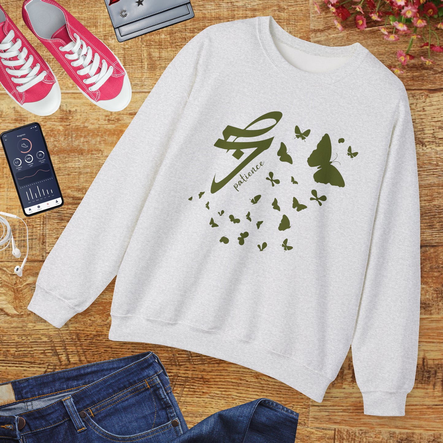 🦋SABR – Patience in Flight Crewneck Sweatshirt
