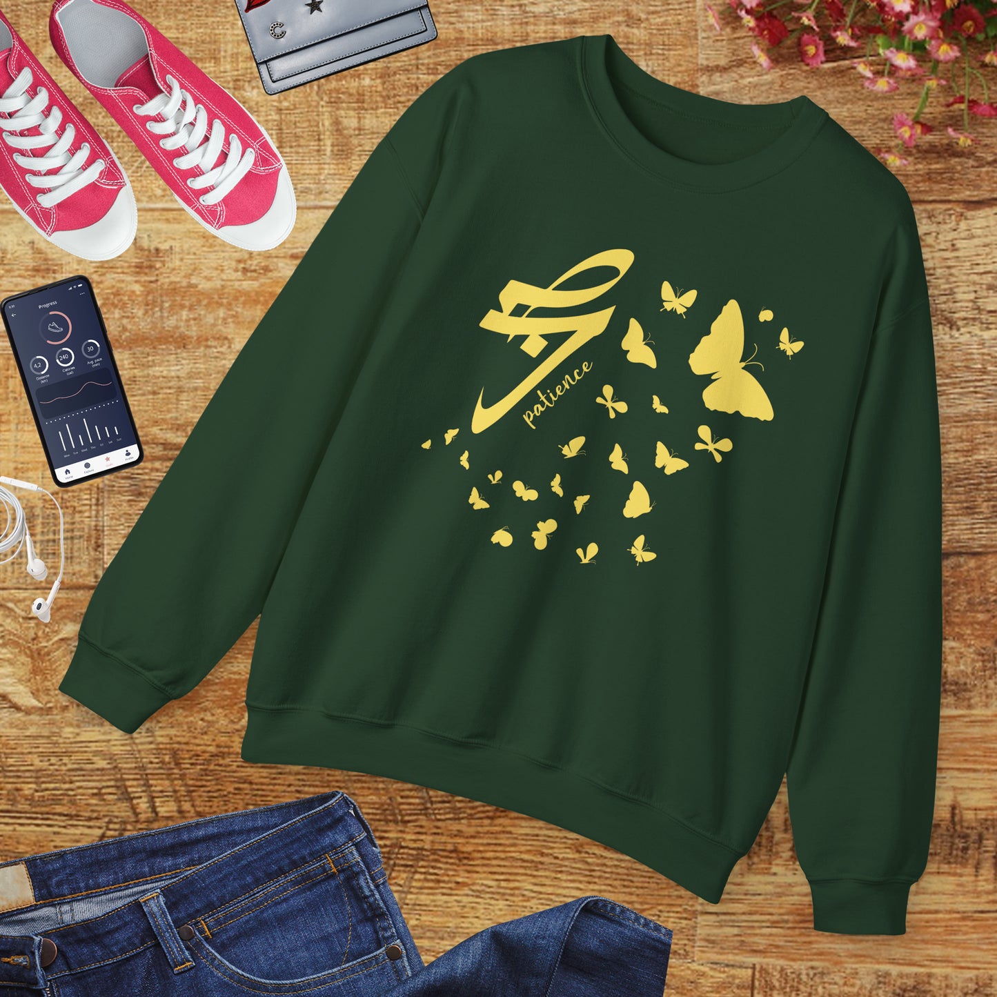 🦋SABR – Patience in Flight Crewneck Sweatshirt