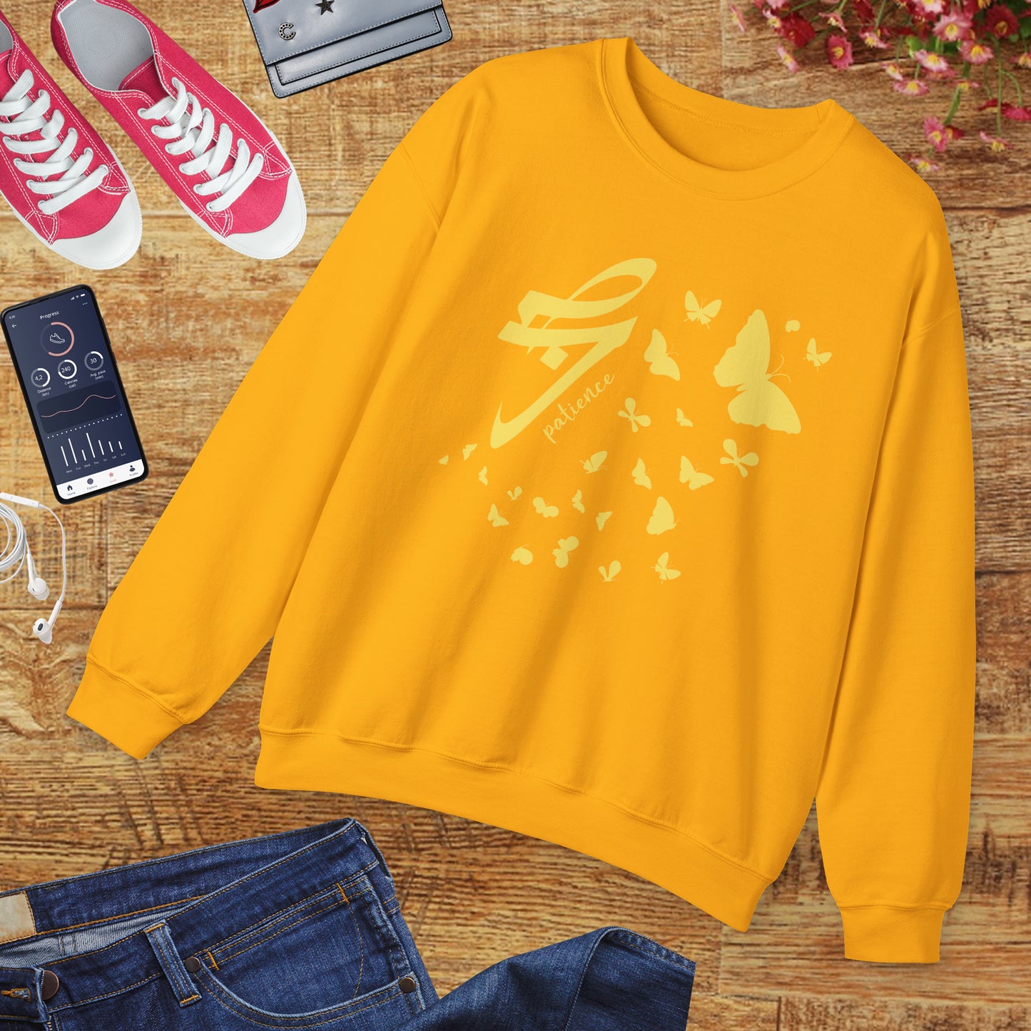 🦋SABR – Patience in Flight Crewneck Sweatshirt