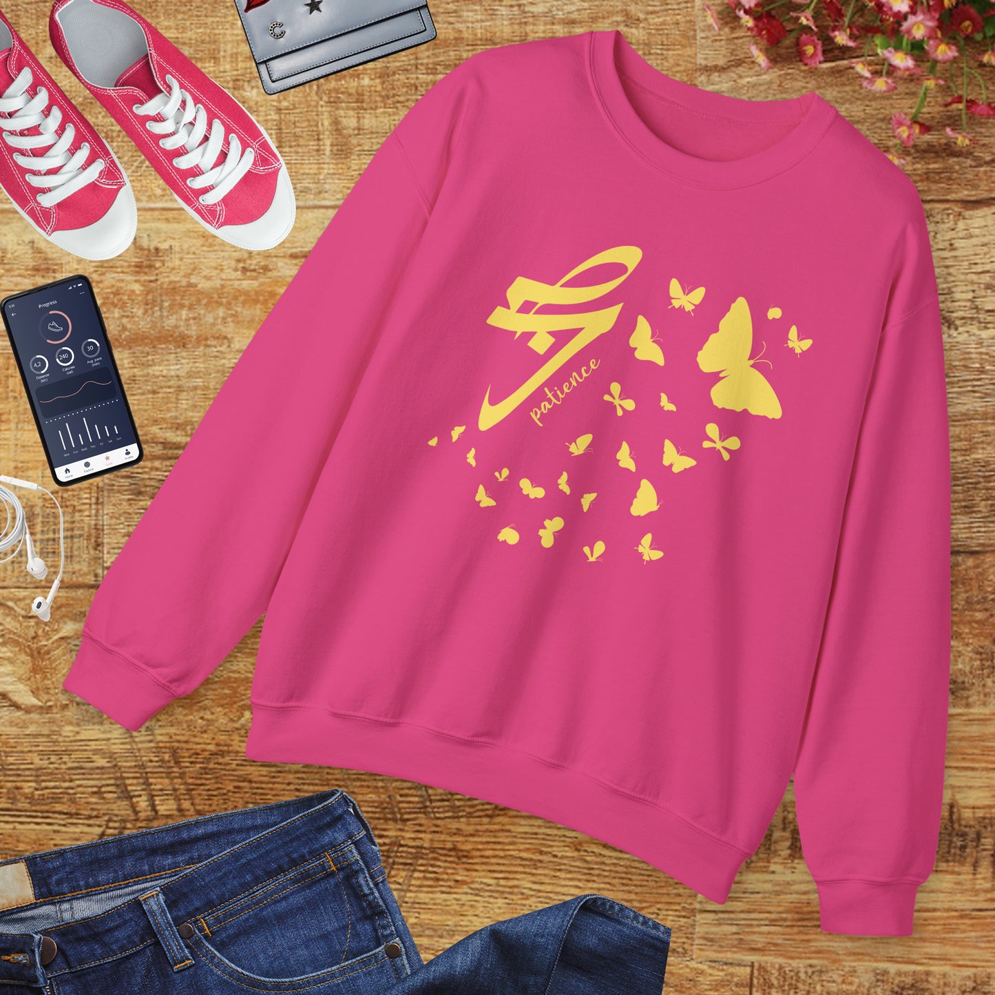 🦋SABR – Patience in Flight Crewneck Sweatshirt