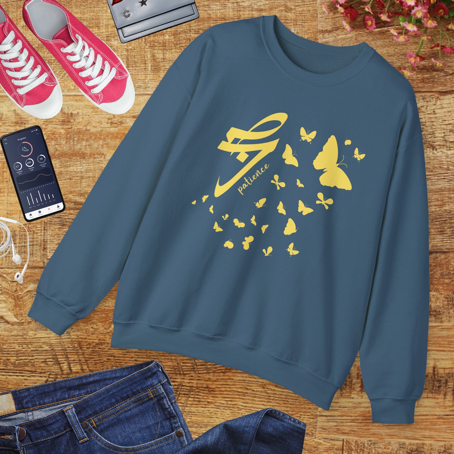 🦋SABR – Patience in Flight Crewneck Sweatshirt