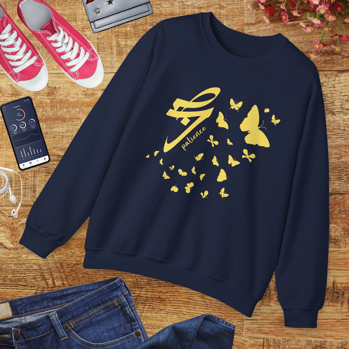 🦋SABR – Patience in Flight Crewneck Sweatshirt
