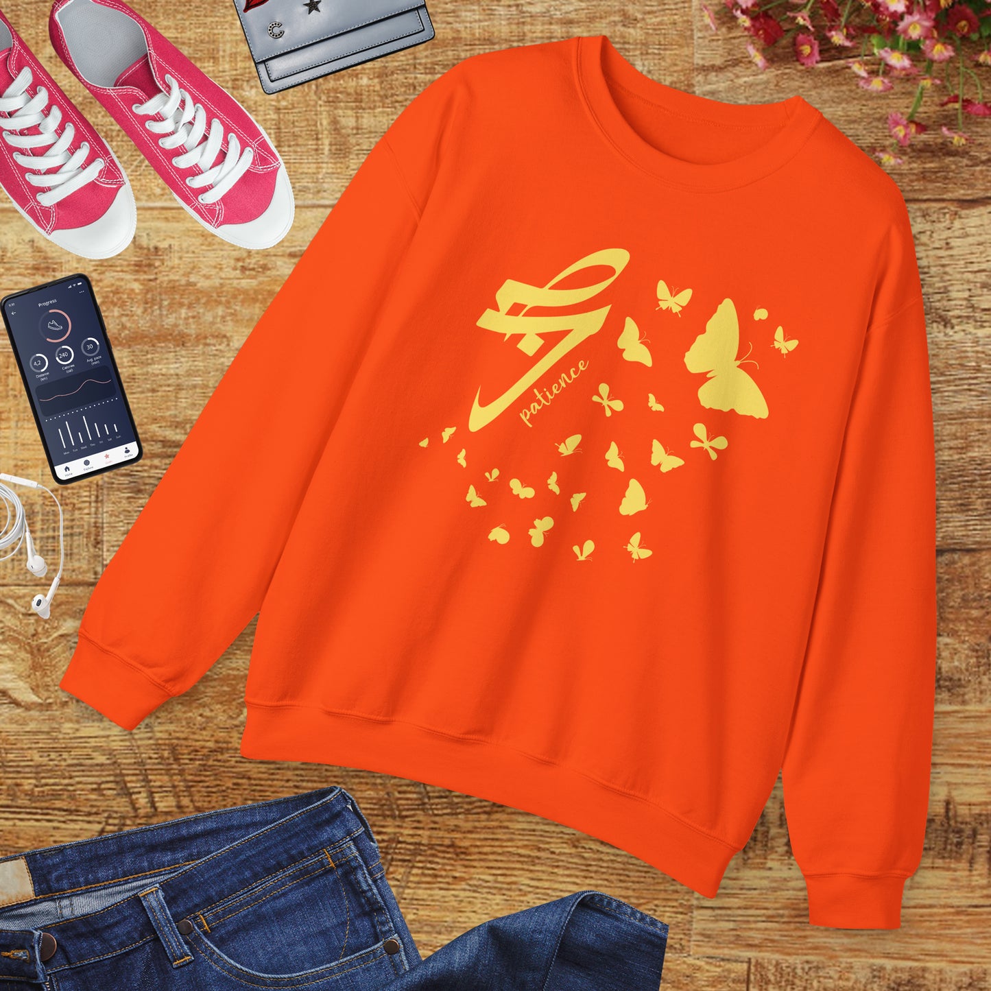 🦋SABR – Patience in Flight Crewneck Sweatshirt