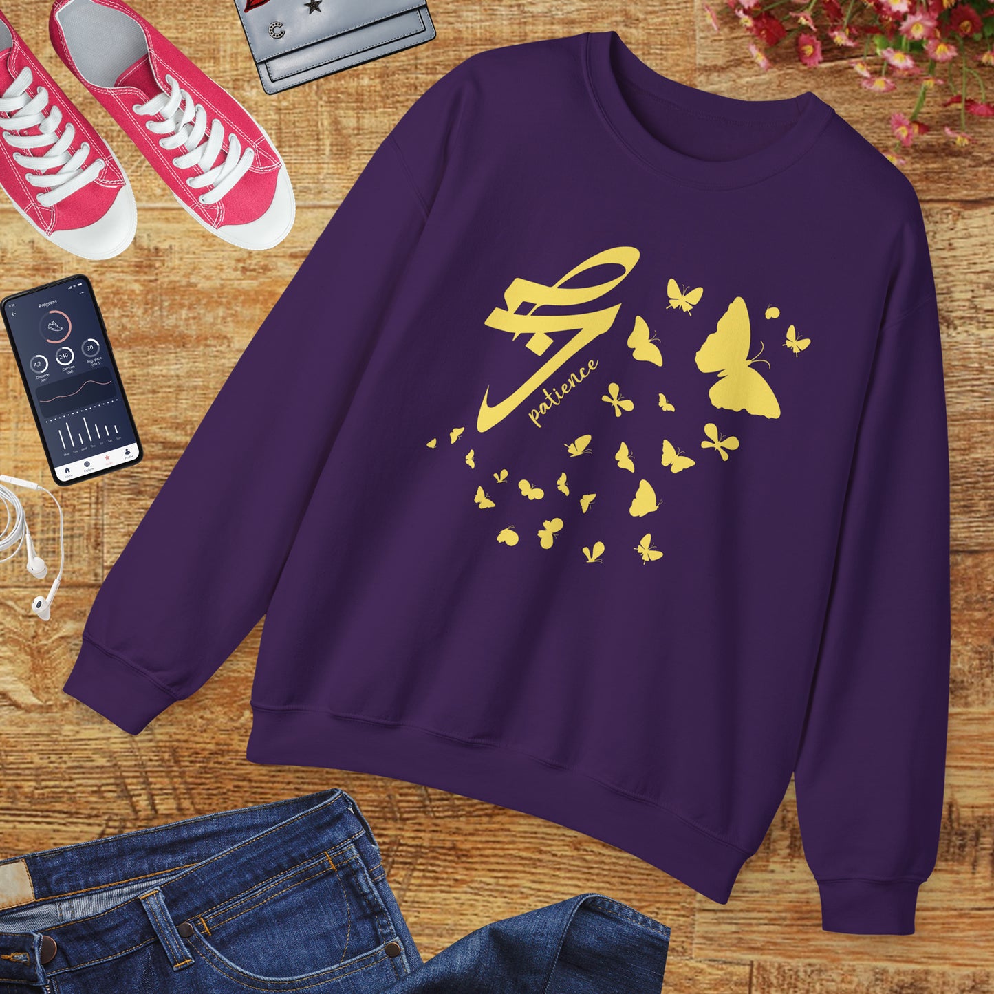 🦋SABR – Patience in Flight Crewneck Sweatshirt