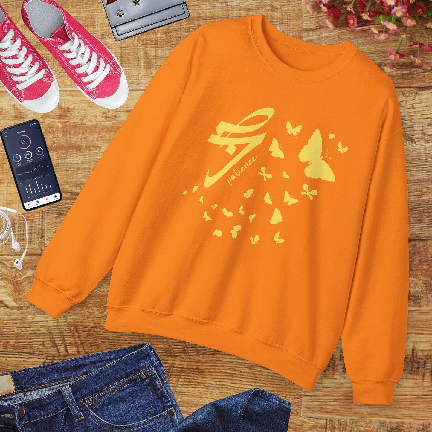 🦋SABR – Patience in Flight Crewneck Sweatshirt