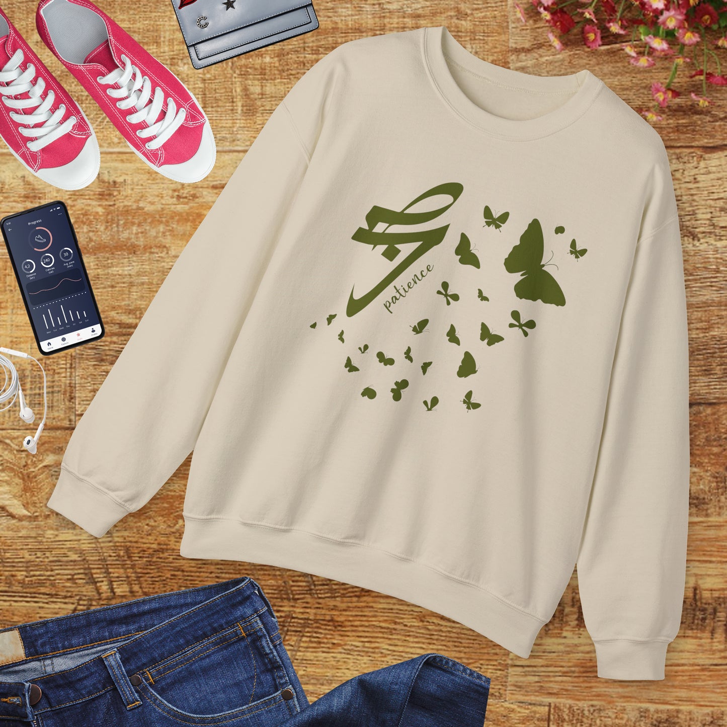 🦋SABR – Patience in Flight Crewneck Sweatshirt