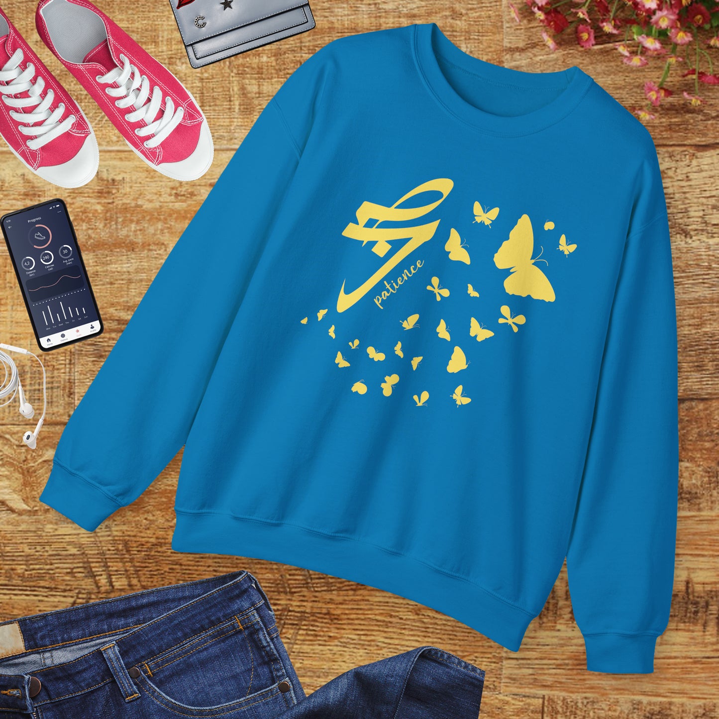🦋SABR – Patience in Flight Crewneck Sweatshirt