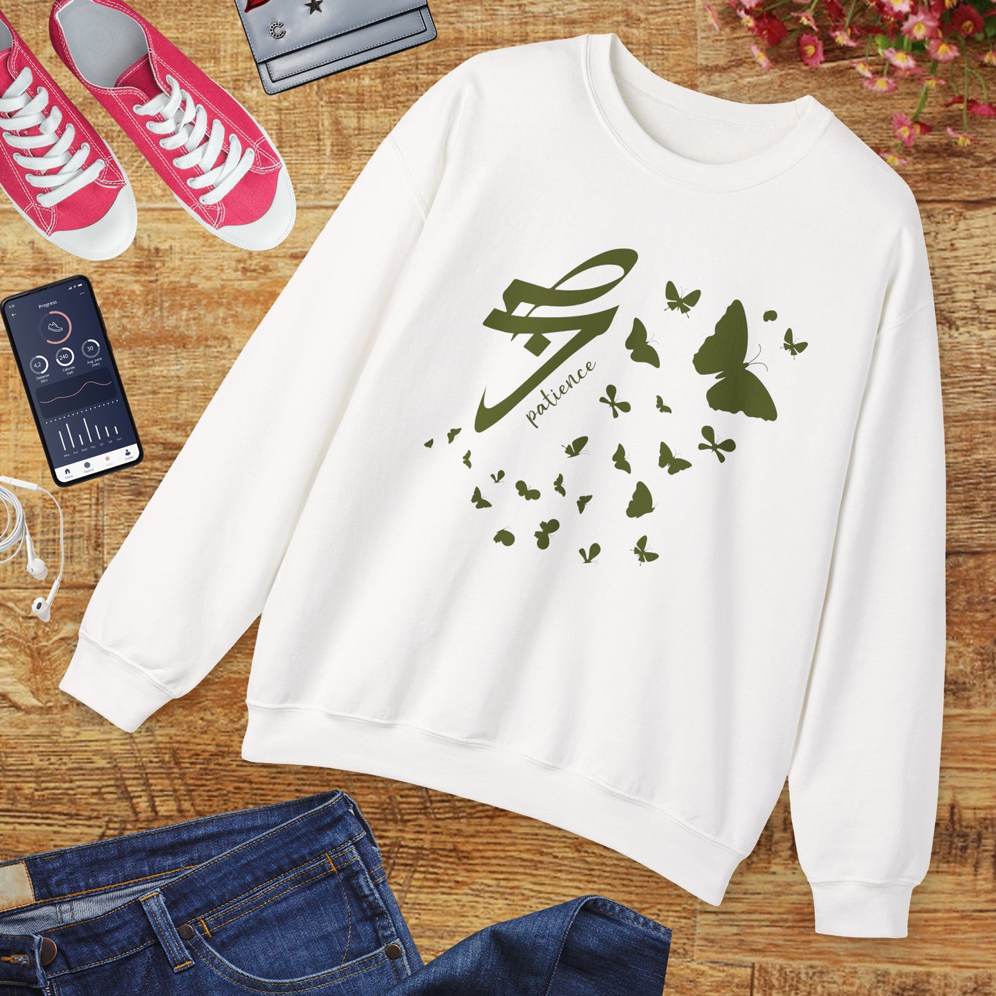 🦋SABR – Patience in Flight Crewneck Sweatshirt