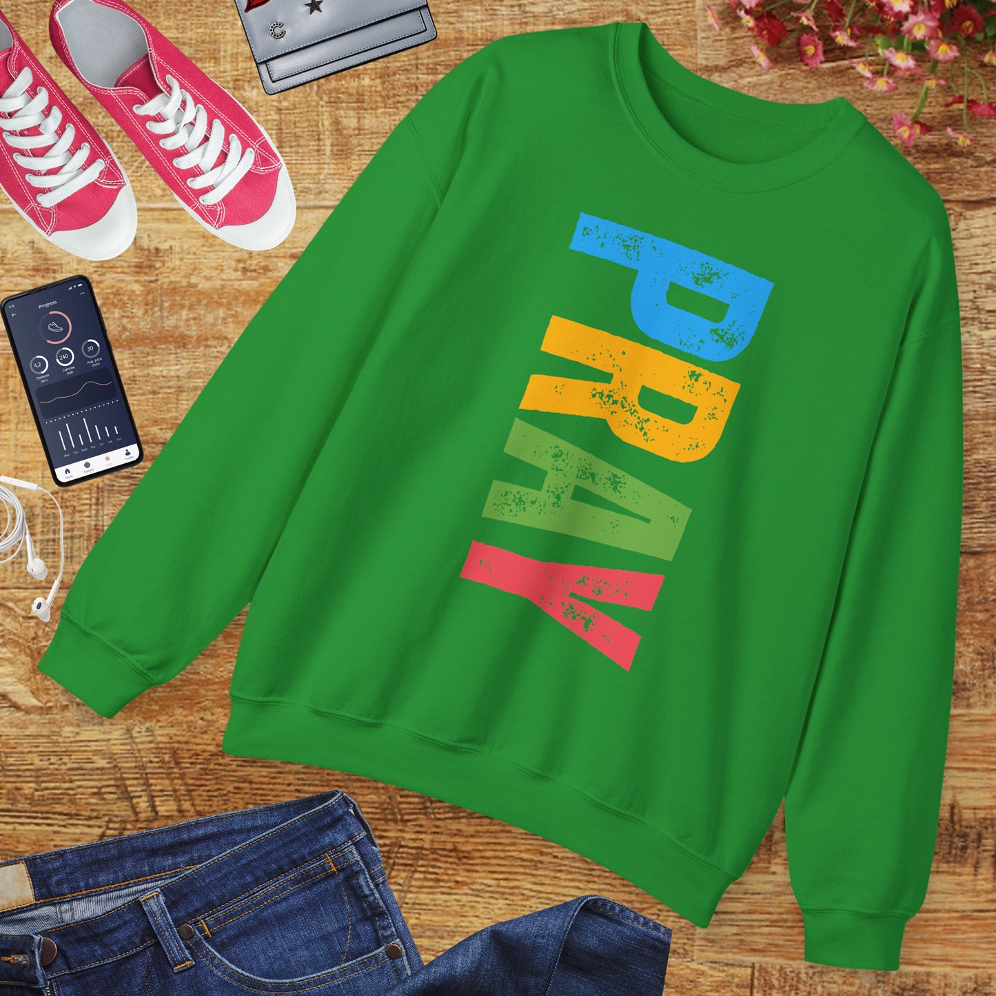 🌈Bold in Faith - PRAY Crewneck Sweatshirt