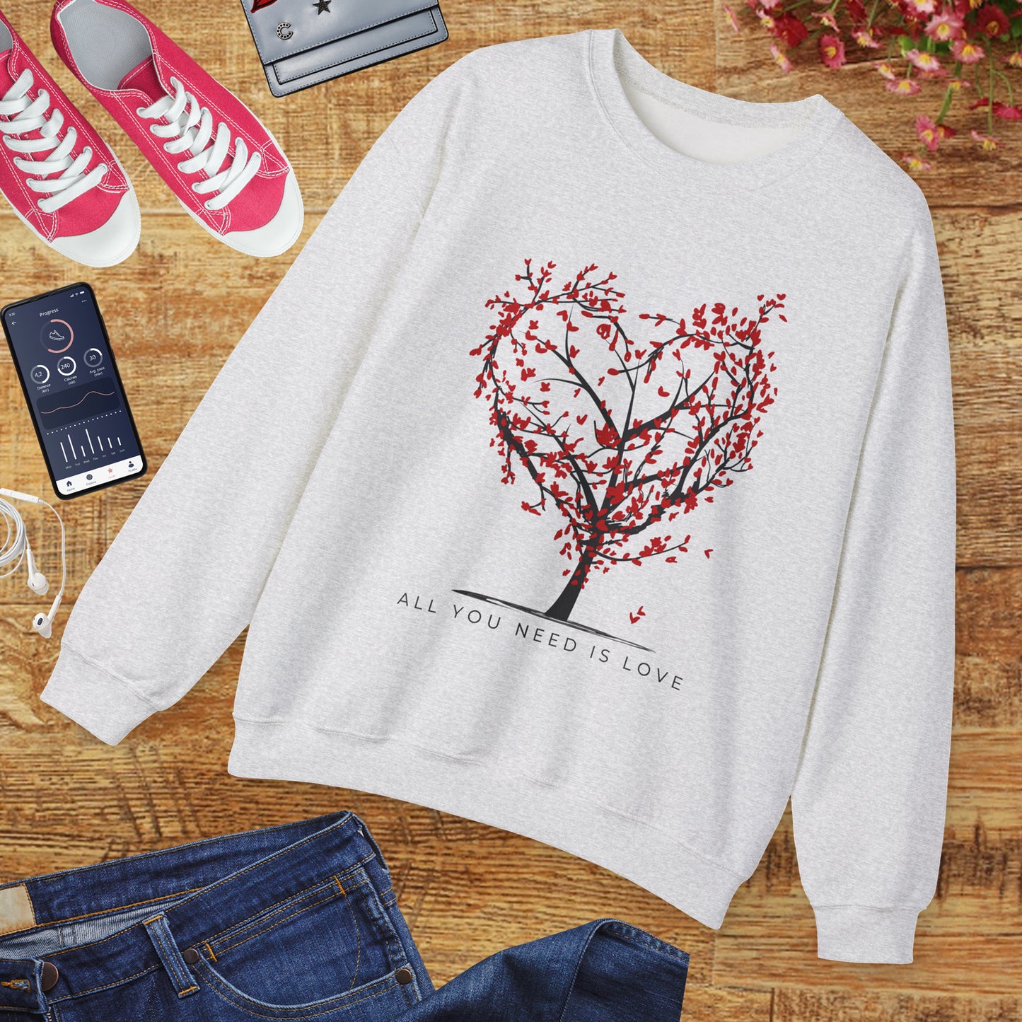 🌳❤️All You Need is Love Crewneck Sweatshirt