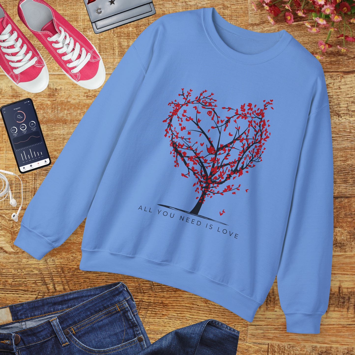 🌳❤️All You Need is Love Crewneck Sweatshirt