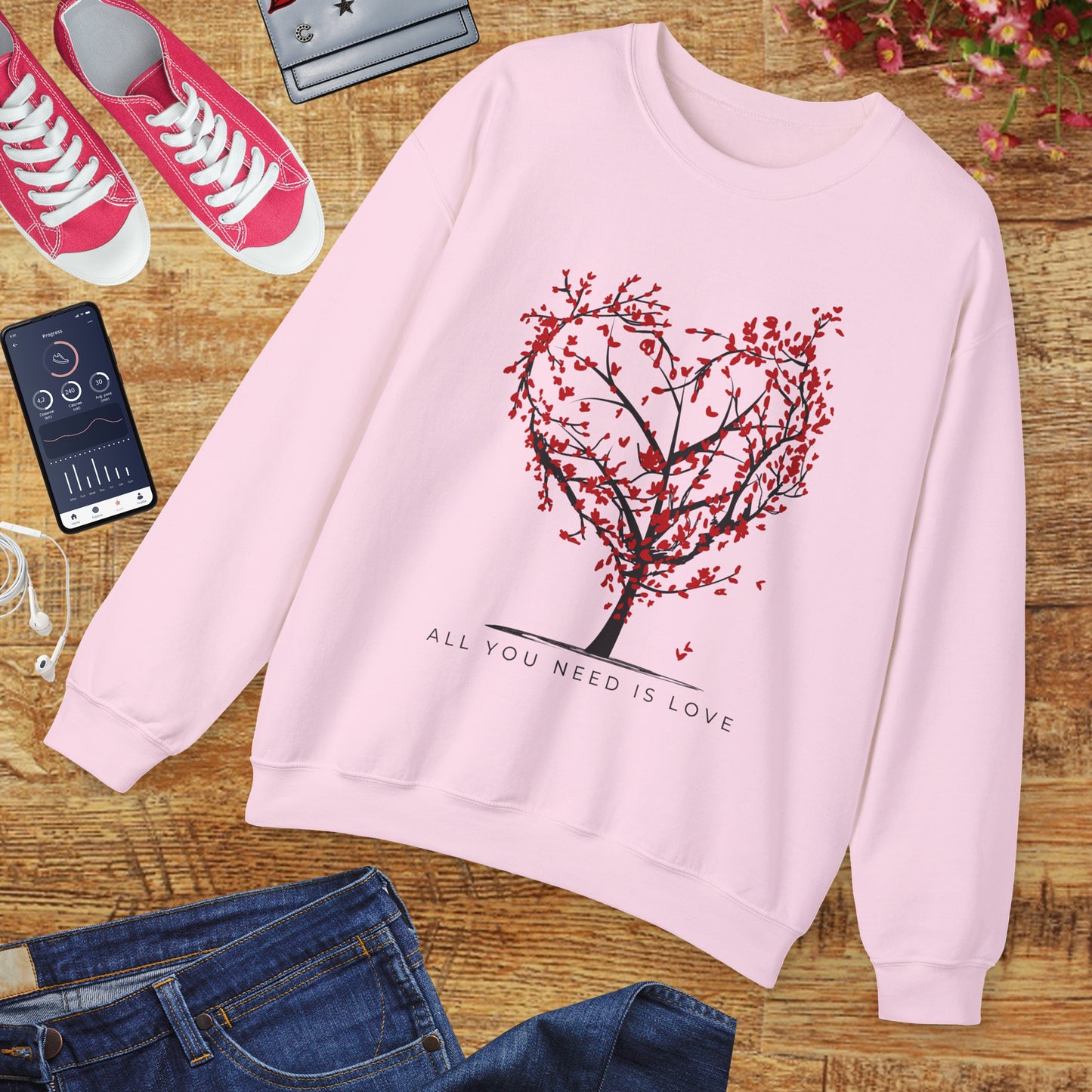 🌳❤️All You Need is Love Crewneck Sweatshirt