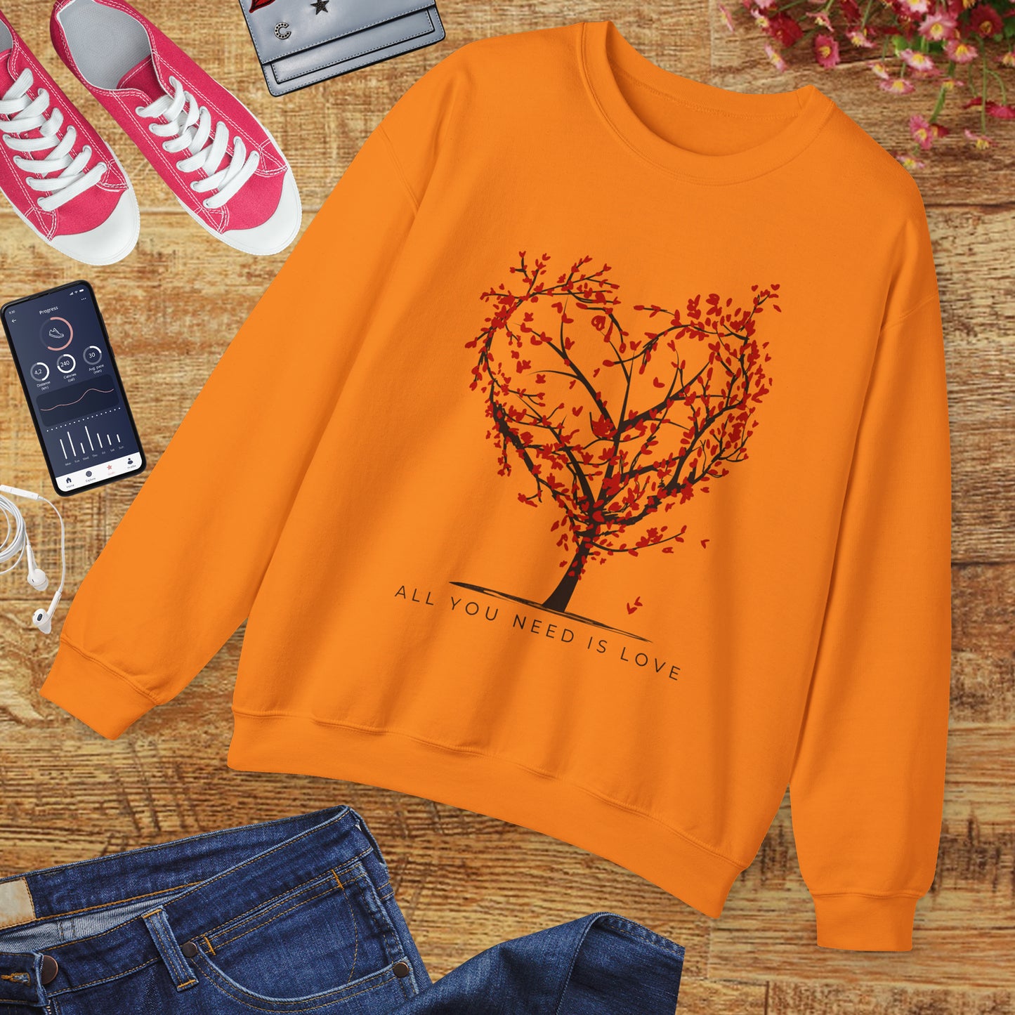 🌳❤️All You Need is Love Crewneck Sweatshirt