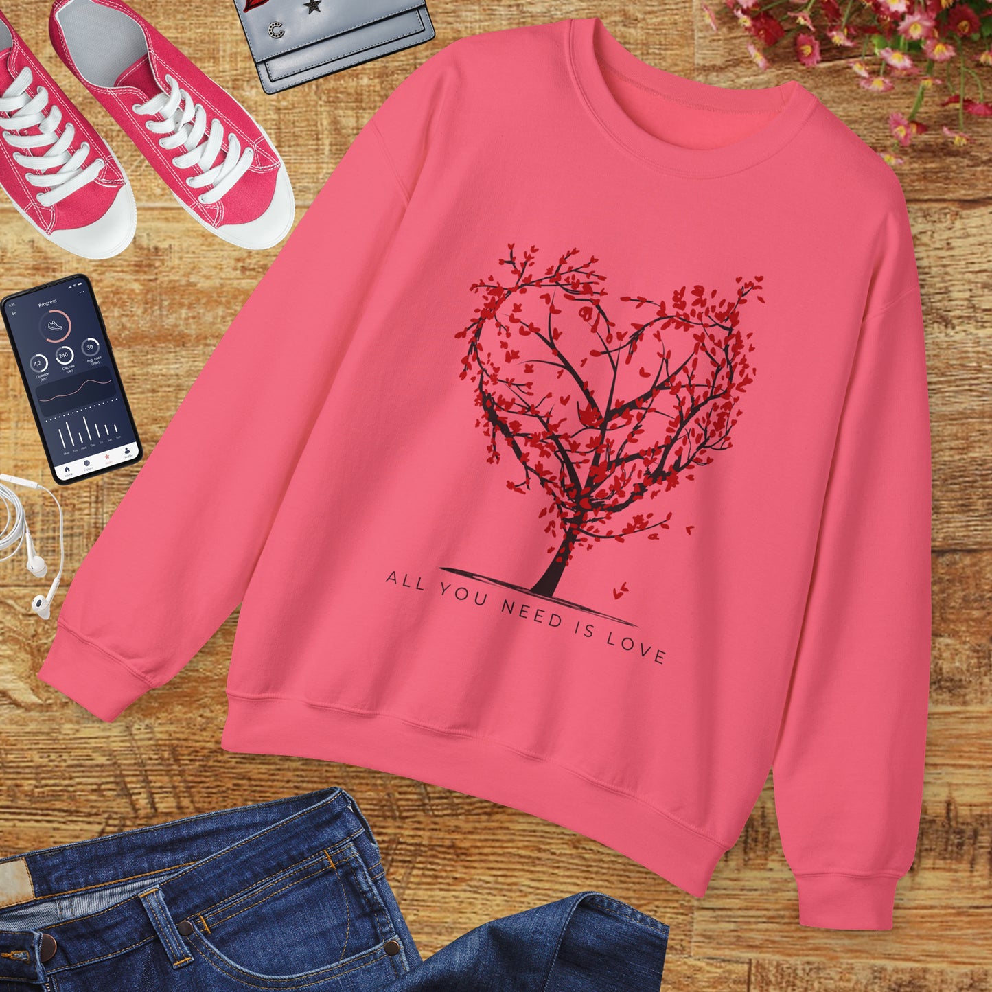 🌳❤️All You Need is Love Crewneck Sweatshirt
