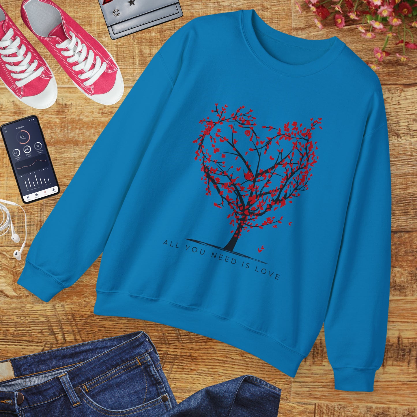 🌳❤️All You Need is Love Crewneck Sweatshirt
