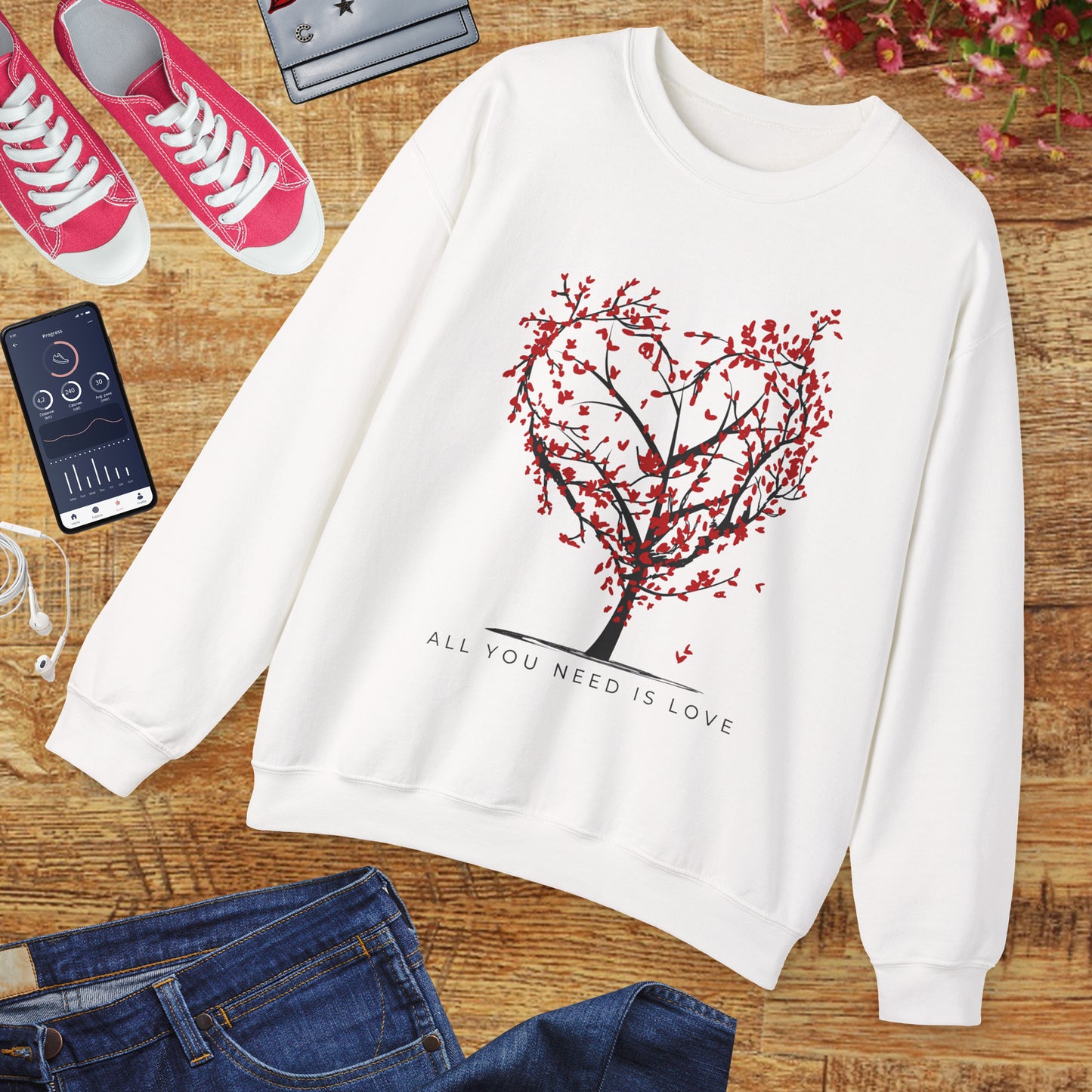 🌳❤️All You Need is Love Crewneck Sweatshirt