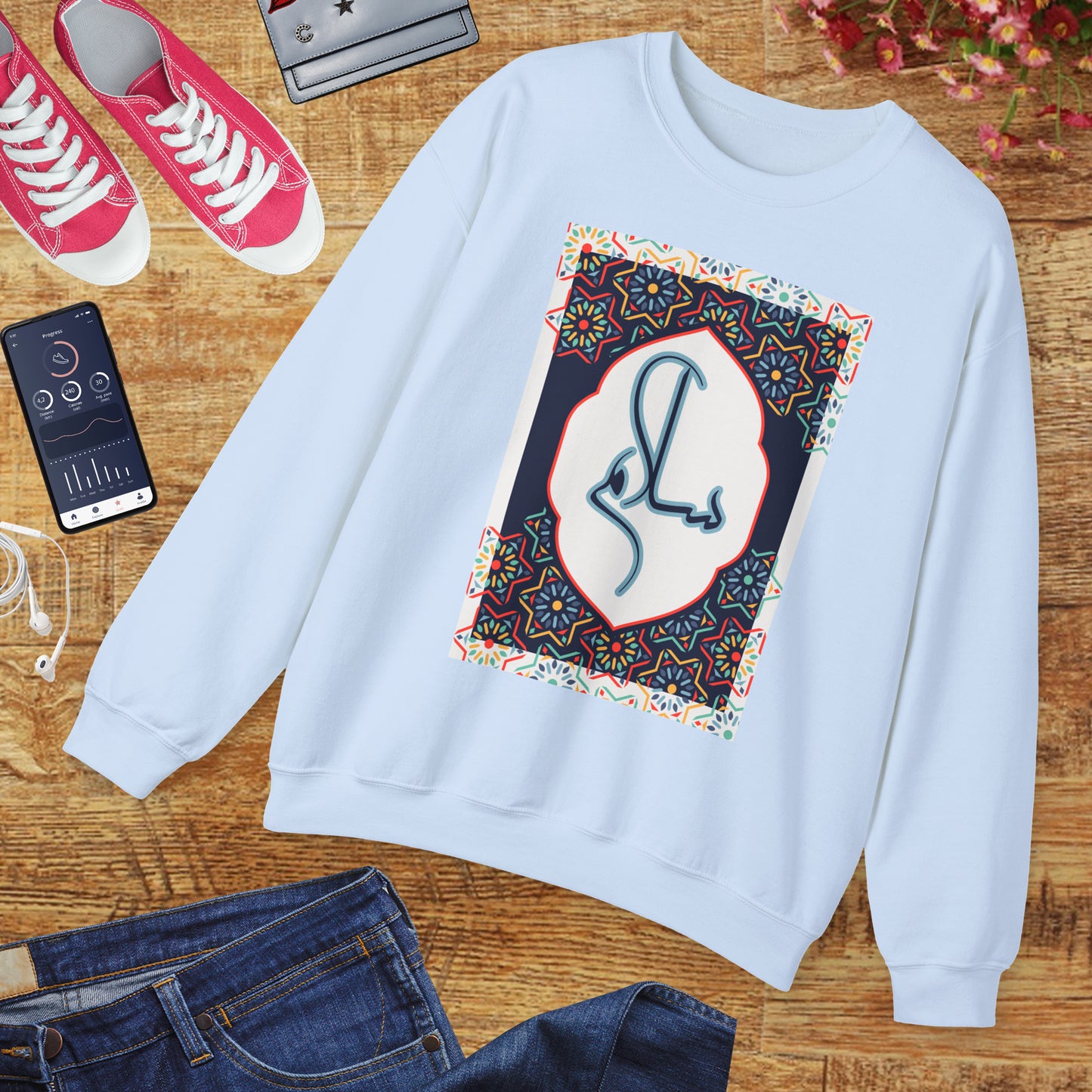 🕌Salam & Peace Calligraphy Crewneck Sweatshirt