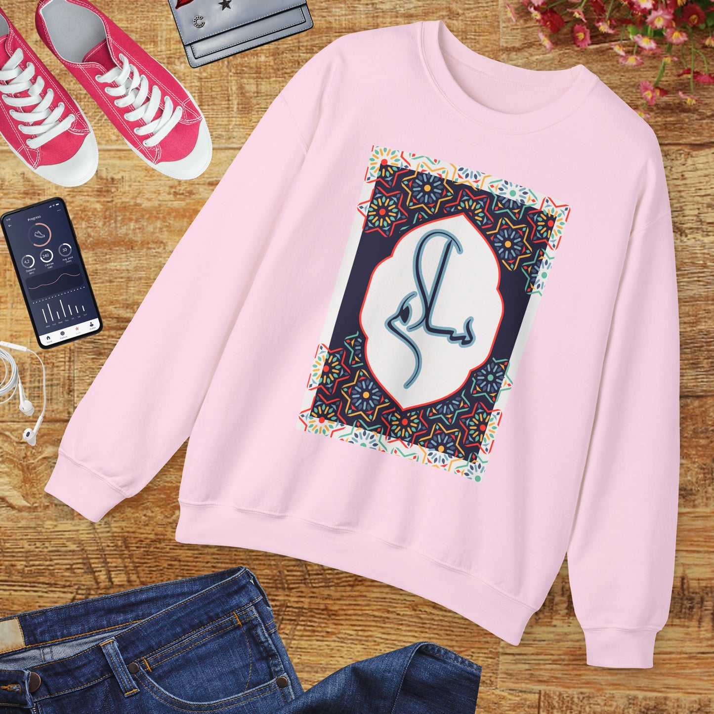 🕌Salam & Peace Calligraphy Crewneck Sweatshirt