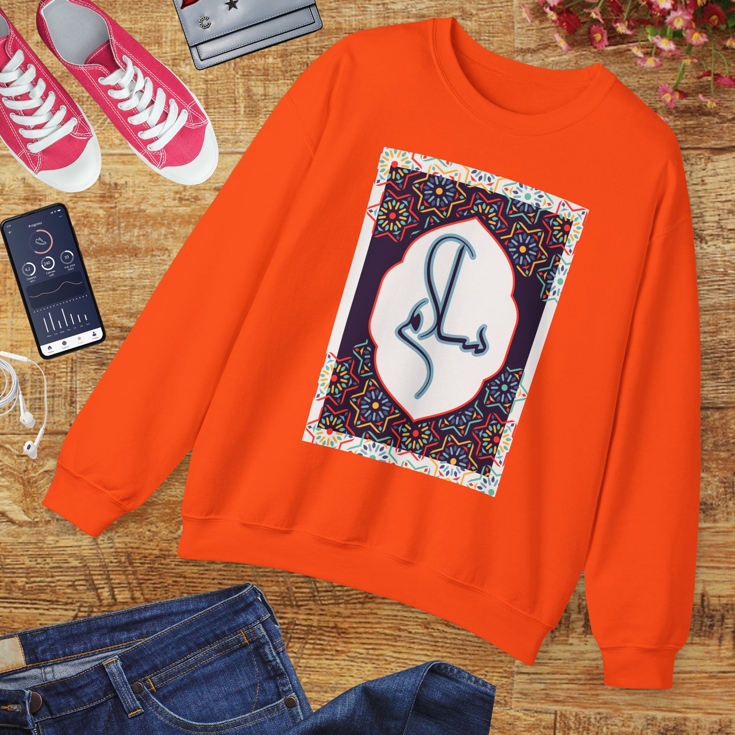 🕌Salam & Peace Calligraphy Crewneck Sweatshirt