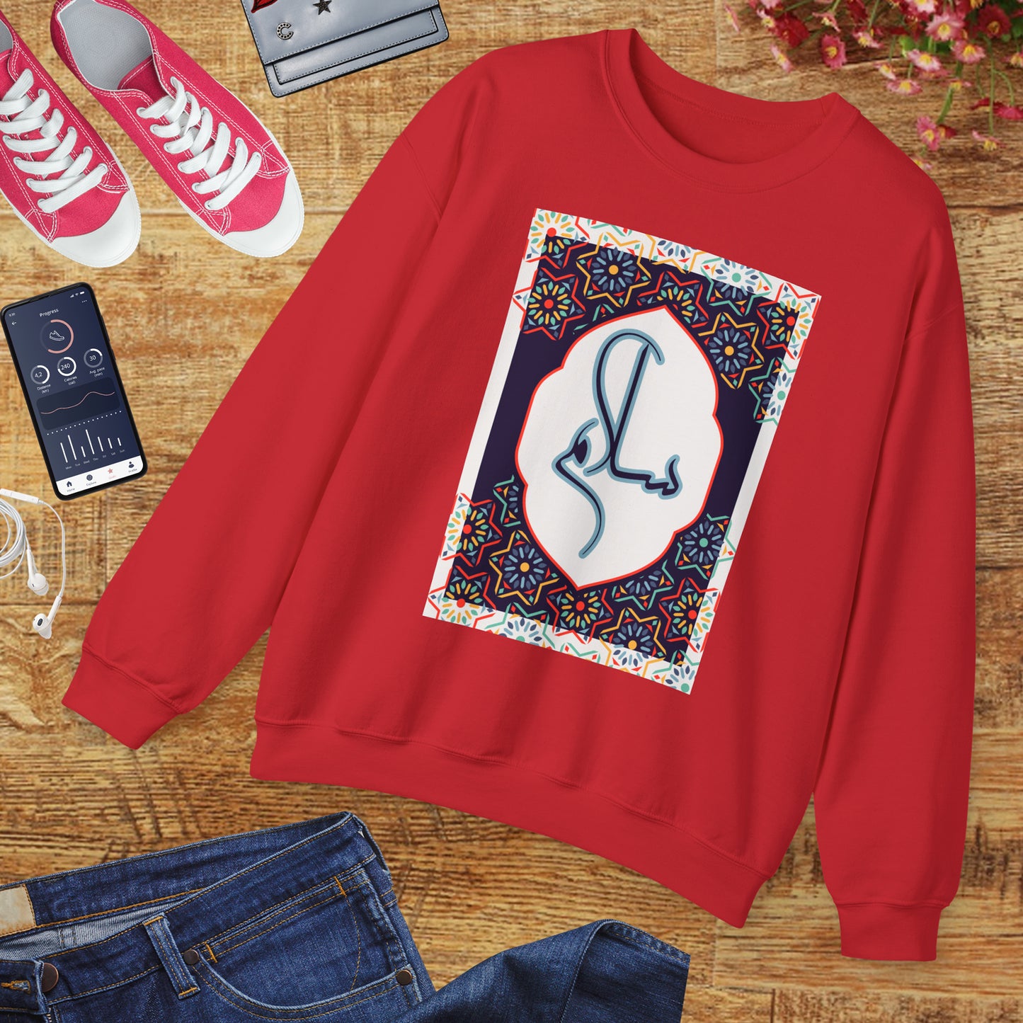 🕌Salam & Peace Calligraphy Crewneck Sweatshirt