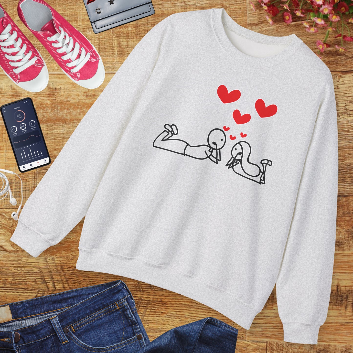 💞Love Looks Like This - Cozy Connection Sweatshirt