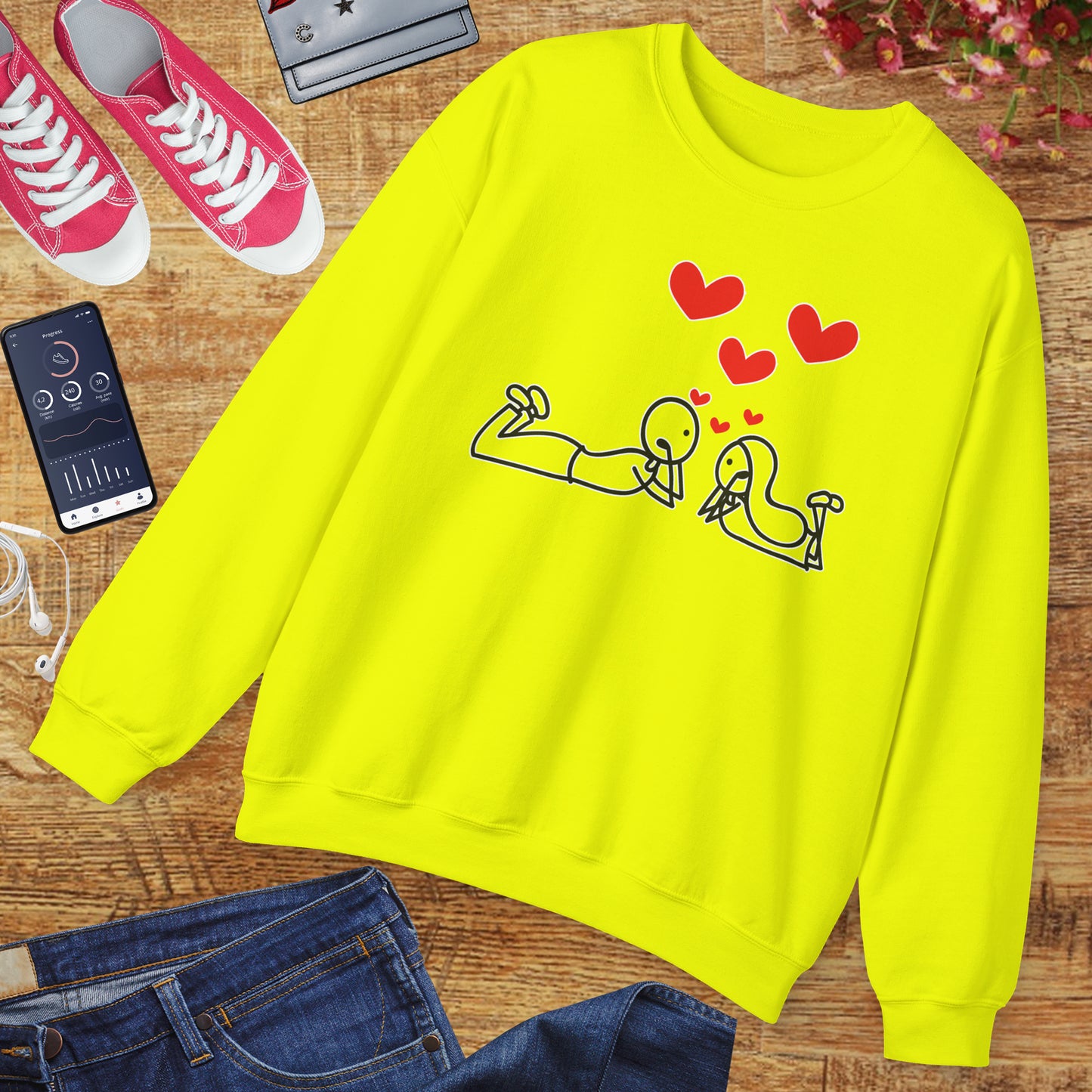 💞Love Looks Like This - Cozy Connection Sweatshirt