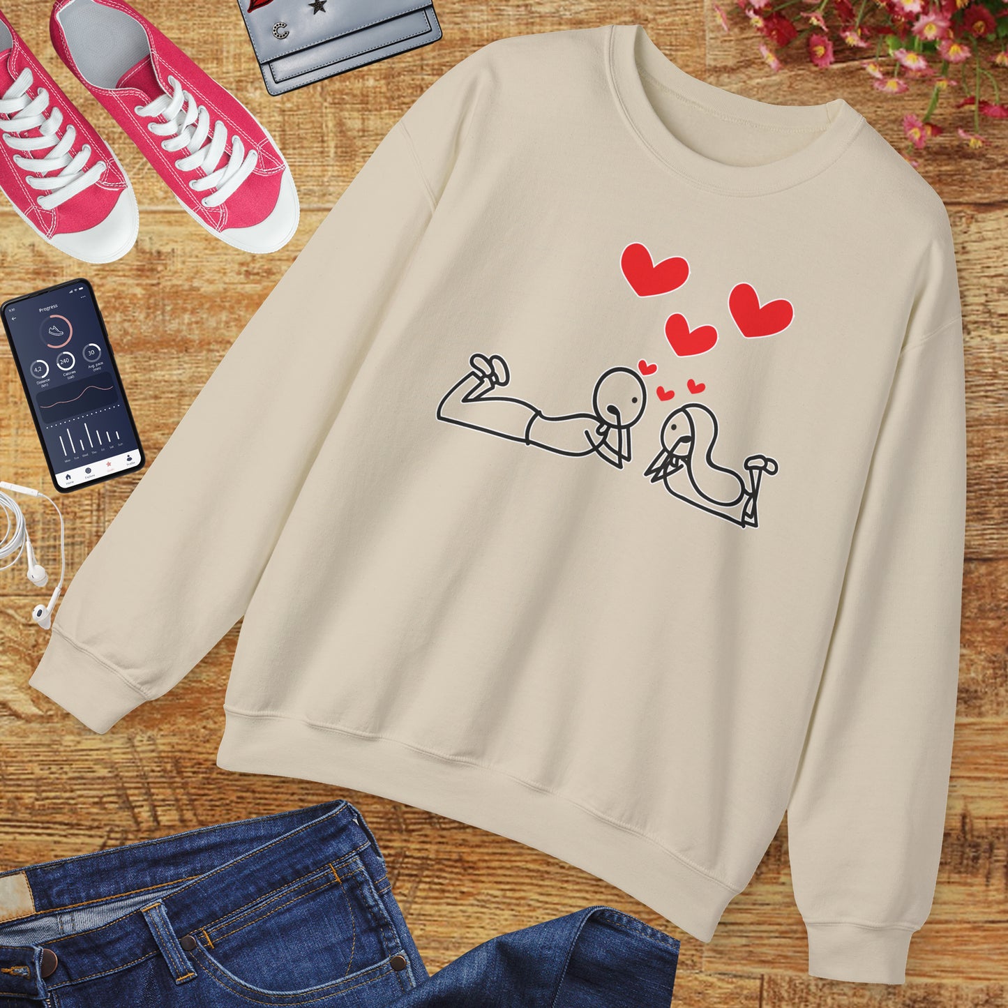 💞Love Looks Like This - Cozy Connection Sweatshirt